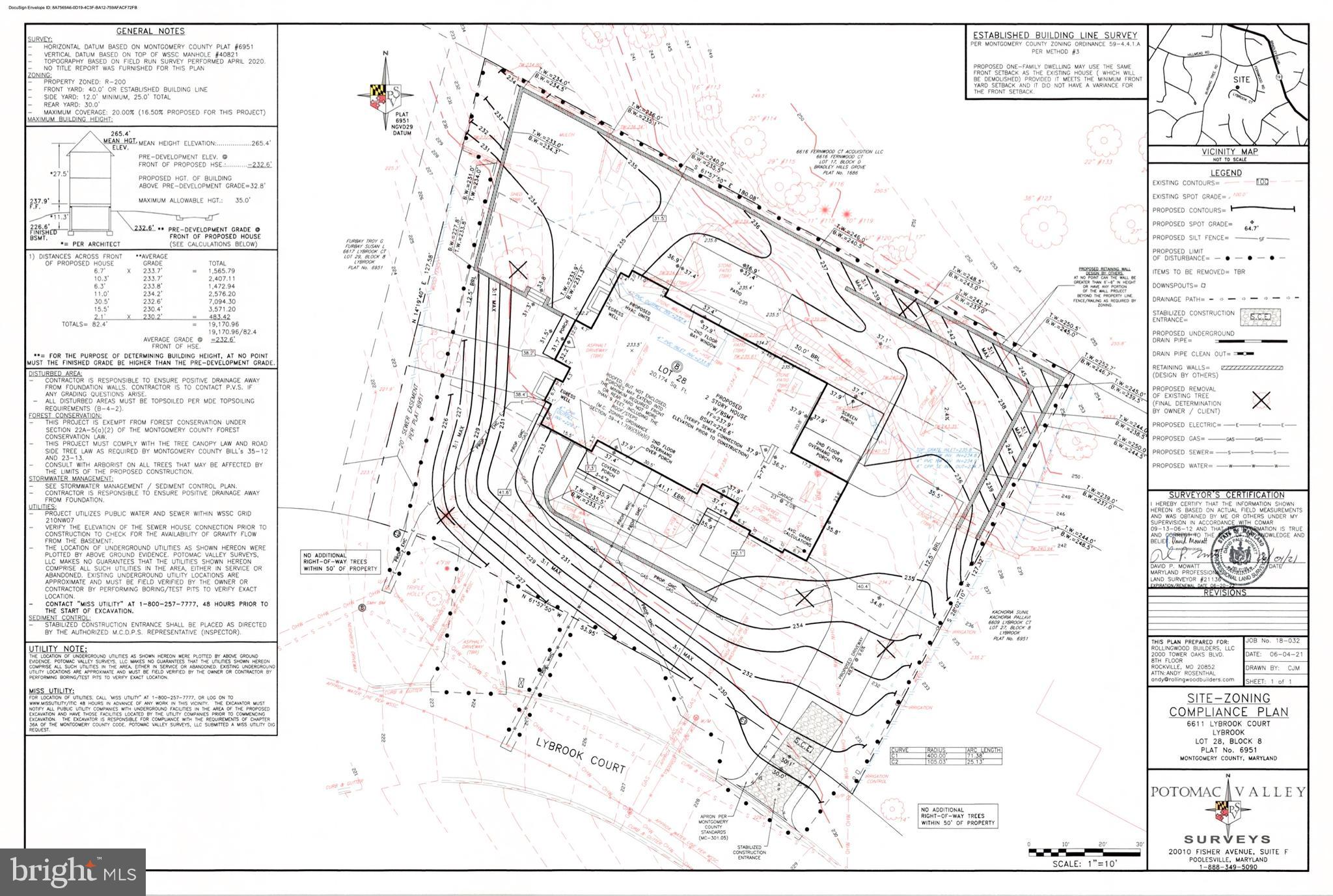 Wonderful opportunity to create the home of your dreams and build on this fabulous 0.46-acre lot on a secluded cul de sac, in the highly sought-after Bradley Hills neighborhood on one of the nicest streets in Bethesda. Design and build or take advantage of permit-ready drawings which are available upon request. Plans are the property of the Architect, Chris Lapp but may be used in this location. Dwelling on the property was demolished, lot is graded and ready to build on. Silt fence only delineates a portion of the property. The lot is within walking distance to Bradley Hills Park and Neighborhood Conservation Area and is just minutes from downtown Bethesda. The property is also convenient to DC, as well as an easy commute to Northern Virginia.