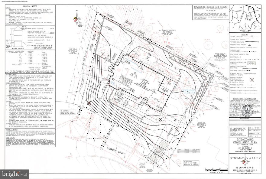 Wonderful opportunity to create the home of your dreams and build on this fabulous 0.46-acre lot on a secluded cul de sac, in the highly sought-after Bradley Hills neighborhood on one of the nicest streets in Bethesda. Design and build or take advantage of permit-ready drawings which are available upon request. Plans are the property of the Architect, Chris Lapp but may be used in this location.  Dwelling on the property was demolished, lot is graded and ready to build on. Silt fence only delineates a portion of the property. The lot is within walking distance to Bradley Hills Park and Neighborhood Conservation Area and is just minutes from downtown Bethesda. The property is also convenient to DC, as well as an easy commute to Northern Virginia.