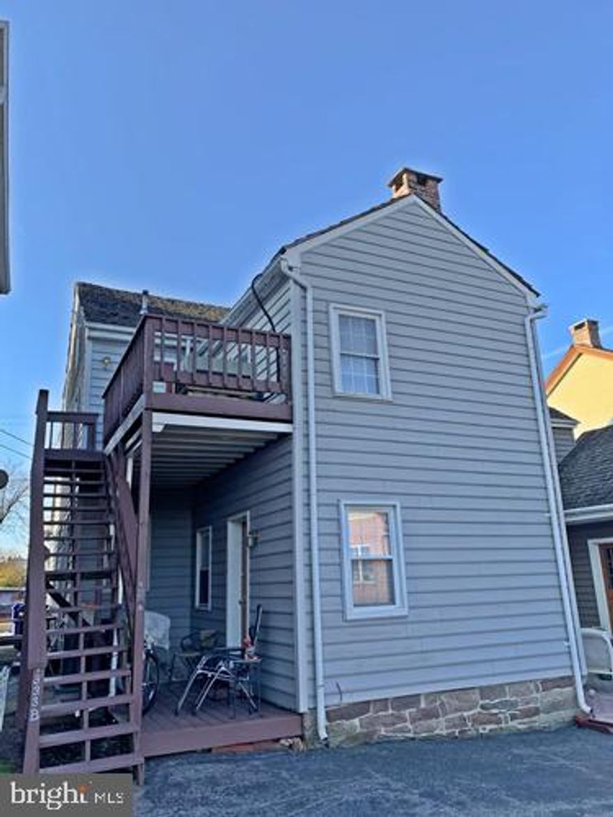Reduced security deposit for qualified applicants if lease signed by 4/15!! East Berlin – 2nd floor - 2 bedroom, 1 full bath apartment with living room, eat-in kitchen with gas stove and refrigerator and balcony. 3rd floor bonus room, CAC and new flooring throughout. No pets and no smoking indoors.