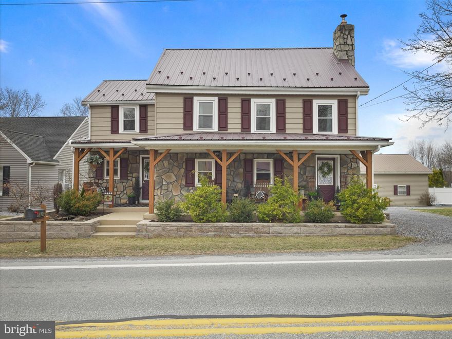 Are you looking for a step back in time with a touch of modern country?? Welcome to 5407 Cumberland Hwy where you are approximately 5 minutes from I-81. You talk about convenience, this is it! Close to groceries, retail, restaurants, and medical. This property has so much to offer! Starting off, all car enthusiasts will notice the 3-car detached garage that includes immediate income from an amazing 1 bedroom, cathedral ceiling, apartment that is attached to the garage! The great long-term tenant would love to stay on. The back entrance to the main home offers a wonderful private oasis with pergolas ready for summertime cookouts and entertaining! As you enter the rear of the house you will be welcomed by a tastefully decorated mudroom with a large walk-in pantry and basement entrance that has a wonderful spot for the use of a canning or wine cellar. You will ask yourself if every inch of this home has been renovated! The kitchen is newly remodeled which includes custom cabinetry and adjoins the dining room that offers a very cool light fixture and accent wall. The dining room flows seamlessly into the living room where you take a step back in time with hand honed beams that give a nice touch of charm. The office and laundry room are located on the main floor as well as the one full bath. Upstairs you will love the continued charm that is showcased in the three ample sized bedrooms as well as the bonus space that is ready for your touches in the walk-up attic. The attic could make a great space for a primary suite. This is certainly not a drive-by property. It has been in the family for many, many years and your opportunity is now. Please allow 24-hours for showing notice. Please remove shoes before entering the home or the detached apartment. Thank you for touring this charmer.