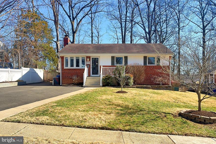 The sellers' pride of ownership and style is evident from the stunning open floor plan and high-end remodeling they did to take their 1955 rambler into the 21st century. Their artistic flare for design is evident throughout the property, inside and out, including the screened porch.  The bathrooms and kitchen have been completely remodeled, and crown molding throughout the main level add to the high-end custom look, The open stairway to the lower level is unique to this home, as are the recessed lights throughout much of the house. The house boasts: A large level privacy fenced in backyard, a lower-level den/office/bedroom, additional storage closets w/custom Elfa storage systems in the laundry room, professional landscaping with multiple raised garden beds, a front and back yard irrigation system, and a wide driveway with easy in and out parking for three cars. The house has been meticulously maintained, and is in immaculate move in condition.
Walk to Fairfax County’s Provident Rec Center, Woodley Pool, or Falls Church High. And minutes to great retail, restaurants, parks, and all major commuter routes.