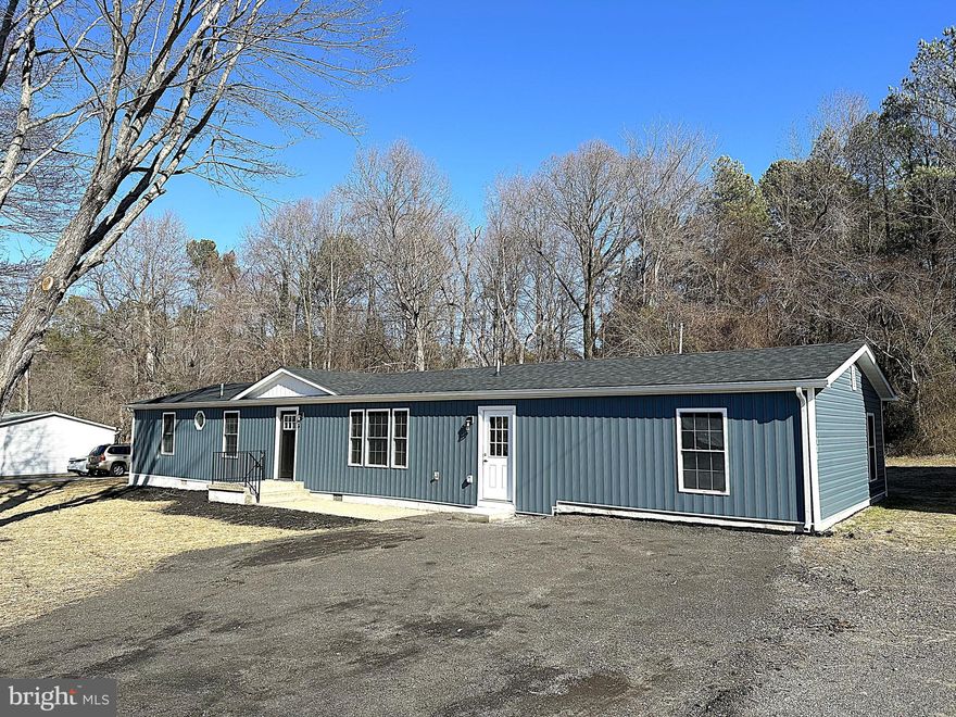 One Level Living at its Best! Beautifully Renovated Rancher in Quiet Prince Frederick Community! Over 1800 square feet of Finished Living Space on a Third of an Acre Cleared Lot. Almost Everything is New Including, Roof, Siding, HVAC, New Well, New Septic System, Windows, Six Panel Doors, Light Fixtures and Ceiling Fans, Beautiful New Modern IKEA Kitchen with Stainless Steel Appliances, Granite Counters and Ceramic Tile Flooring. New Bathrooms with Custom Ceramic Tile. Huge Family Room off of the Kitchen with Cathedral Ceilings and Gleaming Hardwood Flooring. Separate Formal Dining Room with Luxury Vinyl Plank Flooring. Large Primary Bedroom with a Private Bathroom and Big Walkin Closet. Outside you have a Big Cleared Yard with a Large Driveway and Rear Custom Sundeck. Close to Schools, Parks, Shopping Restaurants and Bay Beaches. 30 Minutes to PAX River and Andrews AFB. Come see this one Quick, it's not Going to Last!