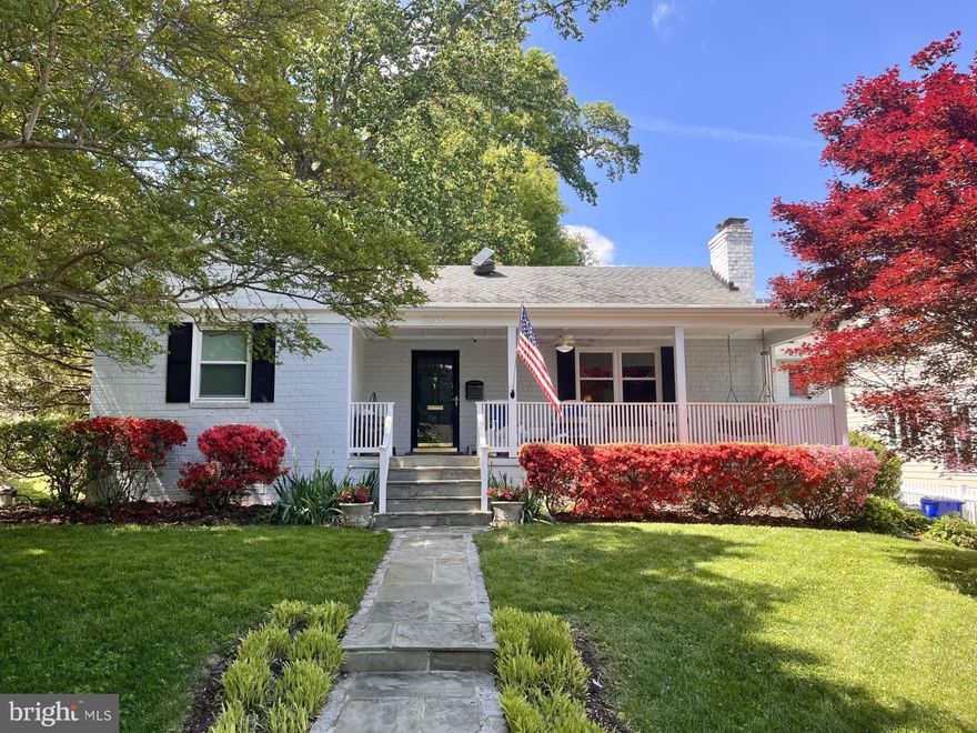 Nestled in the charming Glen Mar Park neighborhood, this well-maintained 3-bedroom, 2-bath home with over 2,000sf blends classic character with thoughtful updates. The home features a timeless combination of Colonial and Ranch styling with solid brick construction, hardwood floors, and a warm, inviting feel throughout.

Pass through the flowering azaleas and nicely landscaped yard as you arrive at the welcoming front flagstone porch complete with a swinging loveseat, the perfect place to relax and unwind.

The traditional floor plan offers comfortable everyday living and easy entertaining, highlighted by a cozy fireplace in the living room and a spacious dining area. The kitchen features stainless steel appliances, while the home also includes central vacuum, a new hot water heater, and HVAC replaced approximately 3 years ago.

Two bedrooms are located on the main level, with a third bedroom and additional living space in the lower level, offering flexibility for guests, a home office, or recreation space. The partially finished basement also provides additional storage, along with floored, attic storage above.

Outside, the manageable 0.15-acre lot includes a storage shed and convenient on-street parking along this quiet street.

Ideally located with easy access to Bethesda, Washington, DC, parks, shopping, schools, and commuter routes, this home offers a wonderful opportunity in an established and convenient community.