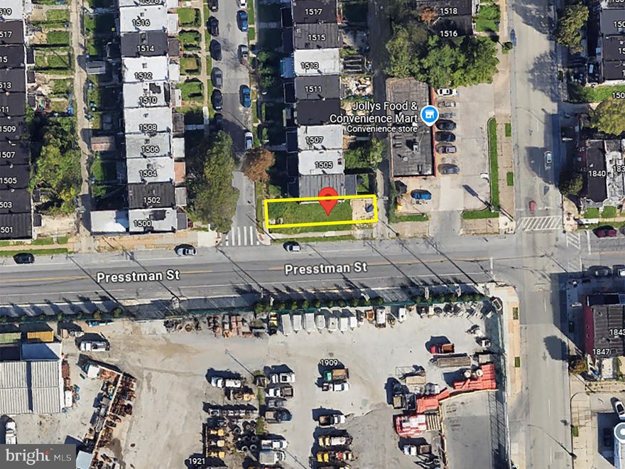 POST AUCTION: MAKE AN OFFER! Deposit: $5,000.

1501 Appleton St is a vacant land parcel located in Baltimore’s Easterwood neighborhood. It’s within about a mile of Coppin State University and Mondawmin Mall. Major traffic arteries nearby include West North Avenue, North Monroe Street, and N Fulton Avenue.