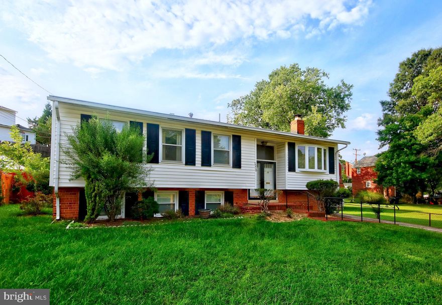 Welcome to 1210 Raydale Road.  This home has been lovingly maintained by the original owners in this well established neighborhood.  One of the first enhancements as you arrive will are the new elegant front double doors.  The bay window in living room allows for the light exposure to enter the home as you look out over the beautifully landscaped front yard.  As you are standing in the living room, you will notice the gorgeous hardwood floors.  The formal dining room offers the perfect space for entertaining.  Three lovely bedrooms on the first offer spacious living.  When you think you have seen all this home has to offer,  until you tour  the basement,  which gives endless options.  Enjoy the family area downstairs with the full size bar.  The fireplace offers a cozy place to make memories.  
The office space offers a quiet place for those who work from home or use it as a guest room. All of this with an exterior door to the backyard.  The backyard offers space for outdoor activities  such as the perfect barbeque.  The detached garage is a craftsman dream or make it your own space.  The deck off the back of this home offers a space for a cup of joe in the morning or an evening beverage.   
Minutes from the DC line and endless shopping and eateries,. Come see for yourself what 1210 Raydale offers.