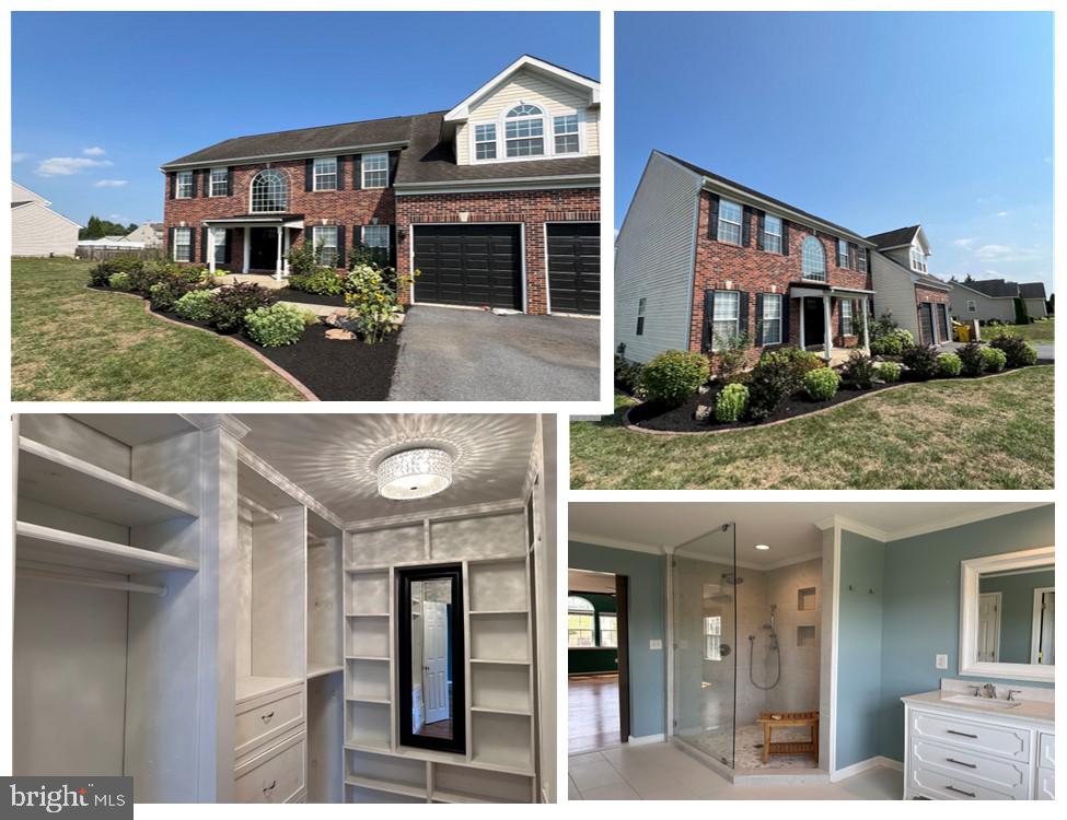 Welcome to this stunning brick colonial home, built in 2006, nestled in a family-friendly community perfect for walking, running, and bike riding. While conveniently close to town, this property
offers a serene setting and is on a beautifully landscaped ½ acre lot. The main floor is designed for both comfort and functionality. There is a family room with a wood burning fireplace located just
off the kitchen, along with a separate living room and dining room. Additional features include a modern kitchen equipped with quartz countertops, a large custom laundry room, and a custom mud room with heaps of storage. The upper floor features five spacious bedrooms and 3.5 bathrooms. The master bathroom, renovated in 2018, boasts a luxurious glass walk-in shower, a charming soaking tub, and a custom-built walk-in closet providing ample storage. Hardwood floors run throughout the home, adding
a touch of elegance. Two expansive decks provide the perfect setting for entertaining guests. Both AC units have recently been replaced. The lower level offers a separate living area complete with its own
kitchen, living room, bedroom, and full bathroom, along with a private entrance. This space is ideal for multi-generational families or guests seeking privacy. The backyard, enclosed by a black metal fence with two locking gates, ensures safety and security. This home is a perfect blend of modern amenities and classic charm, offering a comfortable and stylish living experience for its future owners.