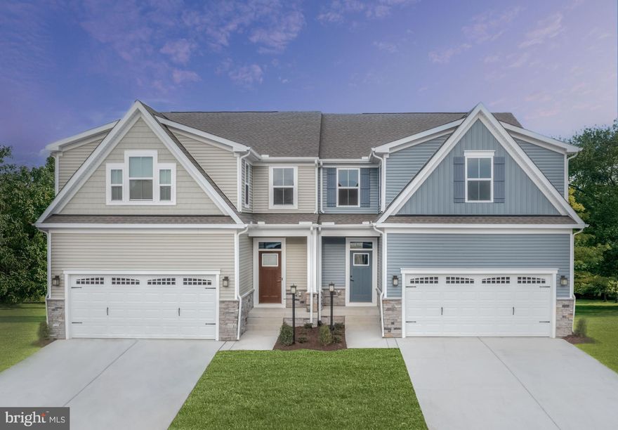 The to-be-built Caroline Villa, at Rosebank in Hagerstown, is the perfect combination of style and space.  Right inside, from the 2-car garage, a convenient family entry is where you can drop your things and manage clutter.  The gorgeous gourmet kitchen with sprawling island, overlooks both the formal dining room and welcoming great room.  Your main-level Owner's suite offers luxury that can't be beat, with its tray ceiling, huge walk-in closet and dual-vanity bath.  The main-level laundry room makes things easy! Upstairs, two large bedrooms and a full bath will make anyone feel at home.  There is even an optional study.  The Caroline villas live like single-family homes.  Enjoy lawn maintenance and have more time for the things you love.  Located in the Robinwood district of Hagerstown, you can walk to everyday conveniences, and you are less than a mile from the Meritus Medical Campus.  Dining and shopping are just 5 minutes away along the Dual Highway and Rosebank sits just 10 minutes from Downtown Hagerstown.  With close proximity to I-70, you can be in Frederick in 30 minutes.  Note:  Homesite premiums may apply and photos are representative only.