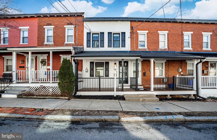Charming & Modern Living at 208 W. Lafayette St.

Welcome to this beautifully updated 2-bedroom, 2.5-bath home in a prime location! With thoughtful upgrades throughout, this property blends contemporary style with comfort and functionality.

Step inside to discover a fully updated interior, featuring a modern kitchen complete with high-end Samsung stainless steel appliances and sleek cabinetry—perfect for both everyday cooking and entertaining. The spacious living areas are bathed in natural light from brand-new Simonton windows, offering both aesthetic appeal and energy efficiency.

Both bedrooms are generously sized, each with its own en suite bath—completely updated for a spa-like experience. Enjoy the convenience of a stacked LG washer and dryer on the upper level, along with additional storage options including linen and laundry closets.

The finished basement adds even more living space with plush carpeting, offering a versatile area for a home office, media room, or recreation space—ready for your personal touch!

Outside, you’ll find a beautifully replaced front porch featuring durable Apex decking, perfect for enjoying your morning coffee or evening sunsets. The small courtyard at the back of the house provides a private retreat for outdoor relaxation, offering low-maintenance outdoor space to unwind or entertain.

Recent updates include a brand-new roof and HVAC system, ensuring peace of mind for years to come. The home also boasts new solid interior doors, adding a touch of luxury throughout.

Located in a desirable neighborhood with easy access to local shops, parks, and dining, this home offers the perfect combination of style, comfort, and convenience.

Don’t miss out on this opportunity!