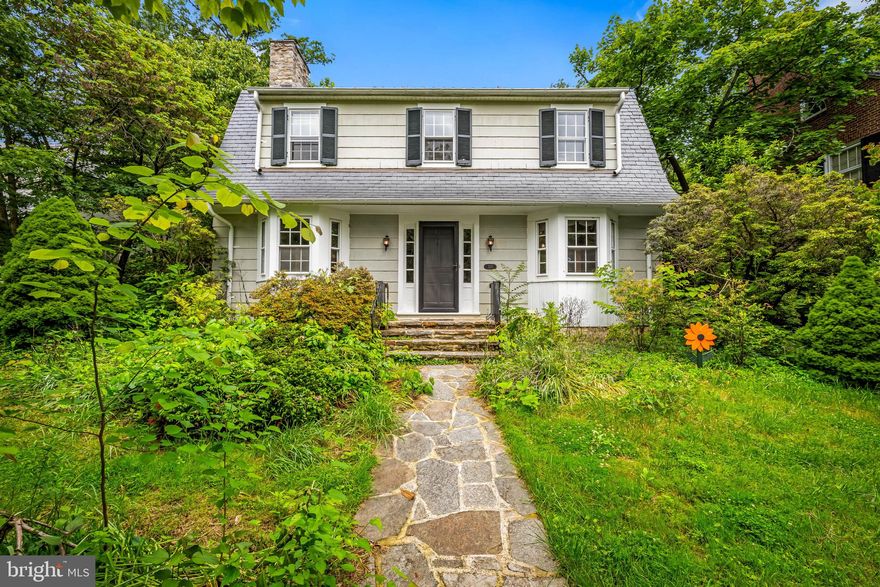 Located just a short walk from Homeland's Lakes and Belvedere Square, 320 Turnbridge offers classical sensibility in a convenient location.    Warm hardwood floors and a gracious foyer welcome you in.   Flanking the entry are the the large living room with wood-burning fireplace and dining room, both with bay windows.   The galley kitchen has an adjacent breakfast room making expansion and renovation possibilities abound.   The 2nd floor offers 3 generously sized bedrooms and 2 full baths (one recently renovated and offering heated flooring), while the 3rd floor provides an additional bedroom/office/playroom.   Audubon and BayWise certified, this home is a nature lover's delighted and planted (willow oak, white oak, redbud, dogwood, serviceberry, winterberry, fothergilla, witch hazel, magnolia, turtlehead, wild geranium, joe pye weed, cardinal flower, coneflower, bee balm.....) to attract wildlife visitors (bluejay, cardinal, robin, vireo, warbler, flicker, sparrow, goldfinch and more!).