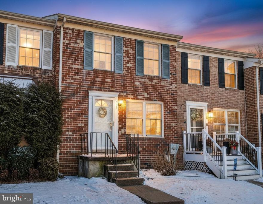 Rare opportunity for qualified buyers to assume an existing 4.375% mortgage!!! Call listing agent for more information!! 
Welcome to this beautiful and thoughtfully updated home offering stylish modern finishes throughout.
The updated eat-in kitchen offers table space plus a bar area and is finished with white shaker cabinets, quartz-style countertops, stainless steel appliances, and has pantry storage. The spacious front family room features a double window, bringing in great natural light. Upstairs are two spacious primary suite bedrooms and a fully renovated dual-entry bath showcasing a dual vanity, stylish modern tile flooring, and modern white shaker vanity.

The finished lower level expands your living space with a large recreation room plus a versatile flex space — perfect for a home office, playroom, workout area, or even a potential third bedroom if desired. A convenient half bath and additional storage area complete the lower level.

Enjoy outdoor living on the deck — perfect for entertaining, dining, or game-day grilling — all while backing to a common area between homes.  Additional highlights include newer windows, hot water heater approx. 2021, some fresh paint, recent carpet, paver patio, and two assigned parking spaces. Storage container on rear patio conveys. 

Located near downtown Bel Air shops and restaurants...Rockfield Manor events, activity trails, and summer fireworks displays...Bynum Run Park, a local favorite for fishing, relaxing, or enjoying coffee or lunch outdoors--- giving you the perfect blend of convenience and lifestyle.

This charming home offers comfort, updates, an unbeatable Bel Air location, and the rare chance to assume a below-market mortgage rate — truly a must-see!