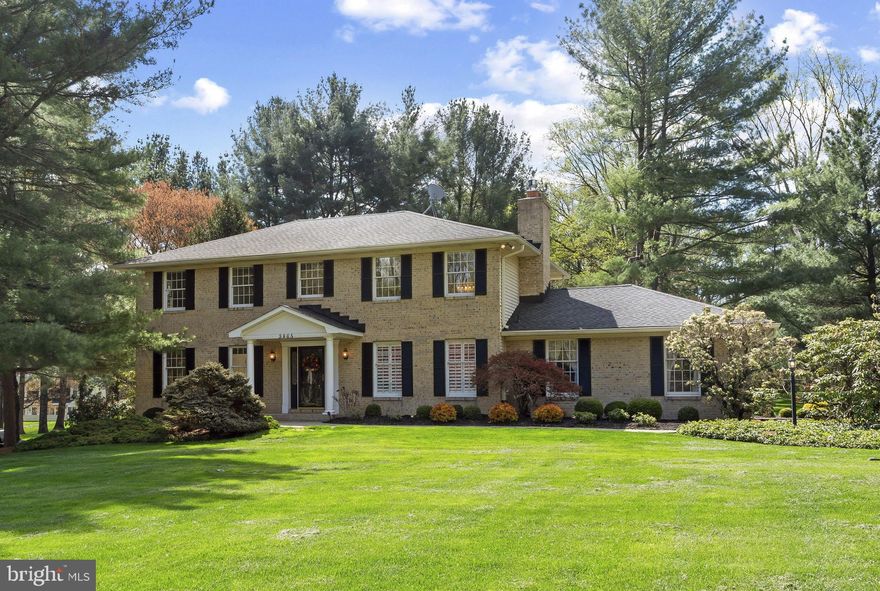 Welcome to this beautifully maintained brick Colonial, perfectly situated in a quiet, mature neighborhood. Surrounded by luxurious landscaping and a vast, flat front lawn, this property offers timeless elegance and modern comfort. Step through the white-columned portico and leaded-glass door into a welcoming ceramic-tile foyer. There is a large coat closet for convenience. The entire first floor features fresh, neutral paint and brand-new carpeting, creating a bright and move-in-ready space. Off the foyer, the spacious living room flows naturally into a formal dining room detailed with elegant picture-frame molding. Large windows bathe both rooms in natural light. The heart of the home is the large eat-in kitchen. It boasts unique LVP flooring with a starburst inlay design in the center of the kitchen, granite countertops and abundant cabinetry with under-cabinet lighting. A generous pantry keeps everything organized. The adjoining breakfast area has double glass doors leading into a stunning Florida room. With its vaulted ceiling and ceiling fan, this space is perfect for relaxing and offers direct access to a beautiful blue stone patio. Gather in the family room, where there are floor-to-ceiling windows with plantation shutters and a light brick, gas fireplace with a raised hearth and mantle. Recessed lighting adds a warm ambiance to the room. For everyday convenience, there is a half bath with LVP flooring including an attractive inlay design, plus a unique stone bowl basin on the vanity. A well-equipped laundry room connects the kitchen to the attached two-car garage. Upstairs, you will find four generously sized bedrooms, all offering excellent closet space and ceiling fans. The primary suite serves as a private retreat, complete with a large walk-in closet, and an en-suite bathroom. The hall bathroom provides an oversized linen closet, a large vanity, and tile flooring. The lower level expands your living space significantly. Stairs from the kitchen lead to a massive, newly carpeted recreation room. This versatile area features built-in storage, a wet bar with rich cabinetry, a wine rack, and a refrigerator. It is the perfect setup for a home theater, gym, or game room. You will also appreciate the large utility workshop area, a massive walk-in cedar closet, and a convenient walk-up stairs to the rear lawn. Rest easy knowing the major systems are updated and ready to go. The home features a whole-house generator, roof replaced in 2016,  heat pump/HVAC system replaced in 2017, well pump replaced in 2023 and brand new smoke/CO detectors (3) installed. This exceptional home combines classic charm with thoughtful, high-quality features. This home is nestled in Baltimore County and offers a serene suburban atmosphere with easy access to urban amenities. For outdoor enthusiasts, there are nearby parks and trails perfect for biking and hiking. Enjoy easy access to Interstate 83 and the Baltimore Beltway with great shopping and restaurants in nearby Hunt Valley. Schedule your showing today and step into your new lifestyle.