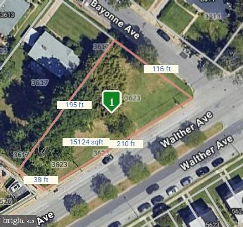 Vacant Land For Sale - 3623 Bayonne Avenue<br/> BALTIMORE, MD 21206