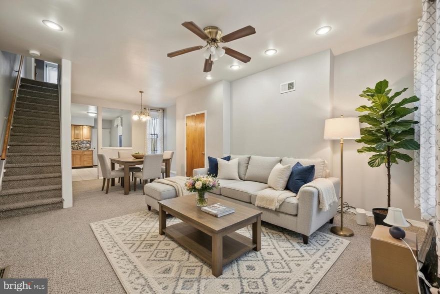 Welcome to 2009 N. Gratz Street, a house that works for an investor or someone who wants to live here, IS NOT TO BE MSISED. This very well-maintained townhouse just walking distance from Temple University. Open floor plan flows from living room to dining room, then into a large, bright kitchen with granite counters, fresh cabinets, and ceramic tile. Out back, a big sunny fenced patio. Downstairs, a very large, dry basement—perfect for storage and kept in great shape. Upstairs: three good-sized bedrooms with plenty of closet space, plus a nice, well-maintained bath with stand-up shower. BRAND NEW ROOF put on in May 2025 along with electrical upgrades in 2022!  Quiet block, easy parking, steps to campus, Broad Street line, and shops. Schedule your showing today !