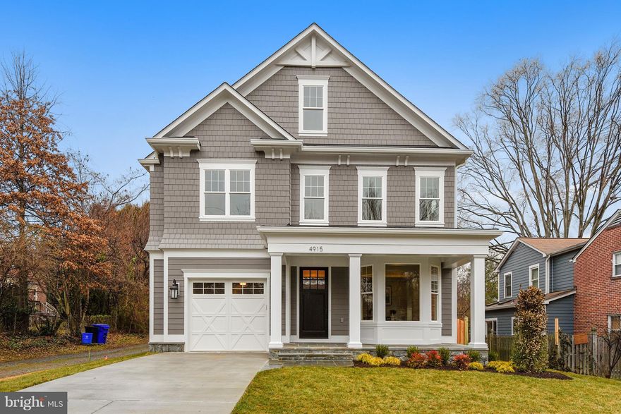 Amazing Arts & Crafts Colonial, built by award-winning DCG Homes (Best Green Bldr-Bethesda Mag) offers 4 fin lvls, 6BR, 5.5BA, chef kitch, liv rm, din rm, fam rm w/fp, butler's pan, mud rm, owners' suite w/lrg WIC & luxurious master BA, fin loft, fin lwr lev incl lrg rec rm/game rm, exer rm, 6th BR & FB, gar, rear patio, lvl fenced rear yard,close to Friendship Heights & everything it has 2 offer.