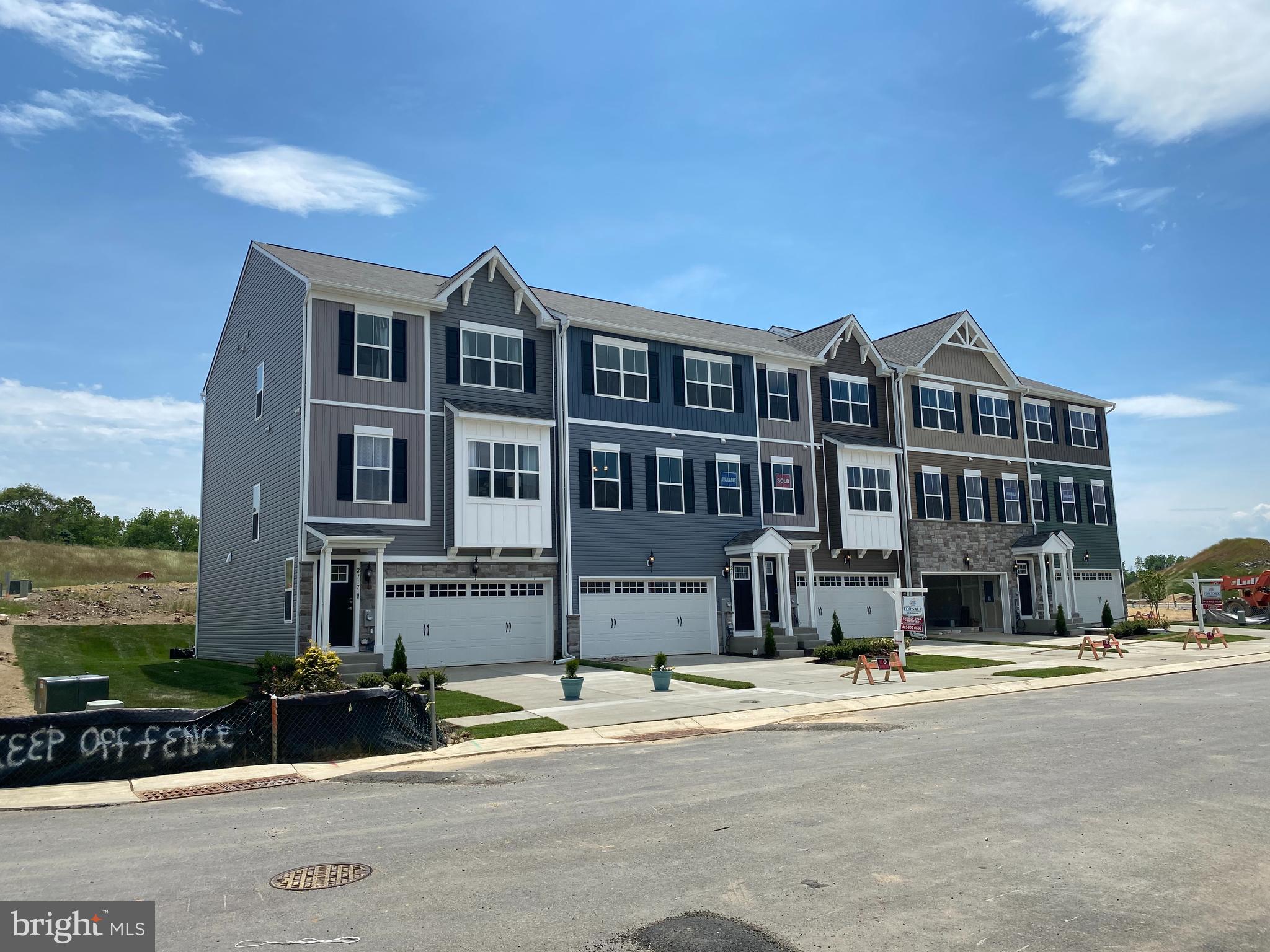 OPEN FOR SALES
CURRENTLY SELLING OFFSITE- Office located at THINK TANK- 16 Bel Air South Parkway, Bel Air, MD 21015 Call for Hours and availability.
Only 38 townhomes will be built in the Premier Location in Bel Air. A cul de sac community located off West Wheel Road.
The Parkland is a stunning, Craftsman style 3 level townhome. Featuring an oversized garage, 3 spacious bedrooms, 2.5 baths, bedroom level laundry. The main level is open, front to back allowing for gracious entertaining and plenty of natural light. This design is innovative, functional and down right gorgeous!!
Plenty of included features adorn this amazing plan. Features include, but are not limited to, granite kitchen countertops, a full stainless steel kitchen appliance package including S/S refrigerator, Laminate Plank flooring in select locations, front load washer/dryer, 16x10 rear deck, ceramic tile in all baths and more.
The site is still being developed, estimated first move in - February 2026.
PRICING IS FOR HOMESITE #5 ONLY