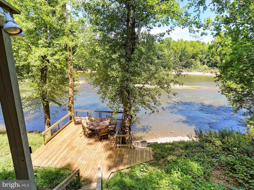 POTOMAC RIVER WATERFRONT!!!! Must see this 4BR 2BA rancher that sits on the River! Park like setting with the landscaped rear yard and extensive decking on the water. Perfect for fulltime living or a retreat home.  Updates throughout the years. Furniture to convey.