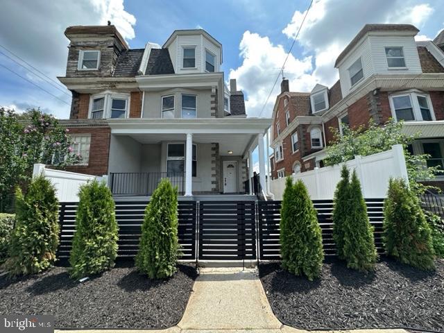 A chic restoration of a stunning dual-family, approximately 3,000 sq. ft. three-story home sitting on a 3,700 sq. ft. lot. You will adore this beautiful space, just a quick commute into Center City with easy access to the suburbs. Tucked away in the historic East Germantown district, this meticulously renovated Victorian-style home, complete with turrets and roof towers, effortlessly combines traditional charm with modern comforts.
Greeting you with a gated entrance surrounded by evergreen trees, leading to the welcoming front porch, you will feel at home from the moment you arrive. Step inside, and you’ll immediately appreciate the soaring ceilings, spacious floor plan, and brand-new flooring, all highlighted by an abundance of natural light.
The first level features a separate family room that leads to the inviting living room, complete with a cozy fireplace, perfect for gatherings with friends and family. Additionally, there are two sets of stairs leading to the upper levels: one from the living room and another conveniently located off the kitchen. The large formal dining room and the incredible kitchen boast top-of-the-line stainless-steel appliances, a luxe quartz countertop, and a center island with bonus breakfast bar seating.
Convenience is key, with a powder room and a laundry area equipped with a washer and dryer also located on the first level. Just past the kitchen, you’ll find the entrance to your oversized back deck that invites you to pull up a chair or enjoy a meal al fresco while overlooking your lush, fully fenced, and expansive backyard.
The upper levels are designed for comfort and privacy, with each featuring its own sitting area and a full bathroom. This thoughtful layout ensures that every member of the household has their own space to relax and unwind. The home boasts a total of five bedrooms and 2.1 baths, with each bedroom being bright and spacious, updated with modern finishes and plenty of natural light.
An unfinished basement offers limitless possibilities to become the space of your dreams.
This property is ideal for both investors and owner-occupants, currently occupied by a long-term Section 8 tenant, with the lease in place until January 26th. The gross income is $34,800 annually. The house was completely restored in 2023.
You don’t want to let this gorgeous home pass you by – call today for your private showing!
Felix Portman