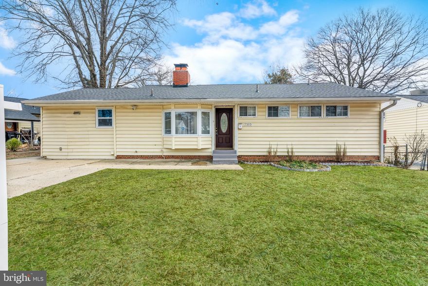 Location, location, location! This lovely rambler is minutes to DC, in a nice, secluded neighborhood with a driveway and plenty of street parking.

***Main level features 3 large bedrooms with hardwood floors throughout, next to a fully remodeled expanded bathroom with shower with glass doors. Come through the foyer to a large living room with lots of natural lighting and fireplace and an open updated kitchen with stainless steel appliances with granite counter tops. Laundry room off kitchen, no need to carry clothes to the basement to do laundry.

***Lower level offers you a recreation room, large bedroom with connecting den/office/nursery or sitting room, full bath, bonus room, and kitchenette. Lower level connects from interior stairs or rear entrance that goes to a large, fenced level backyard.

***Close to shopping centers, restaurants, metro, and commuter transportation. Easy access to 495 and DC. 
Ideal location! This home will not last long!