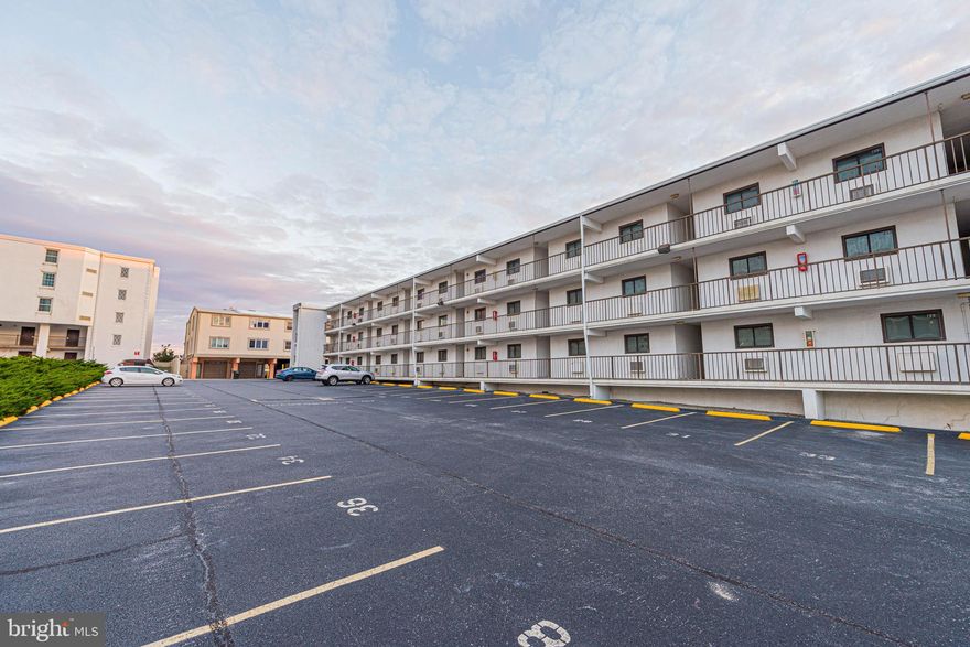 First Floor Location. Close to the Beach, Southern Exposure with private balcony.  all masonry construction . Parking in rear of building. close to restaurants, bars and shopping.