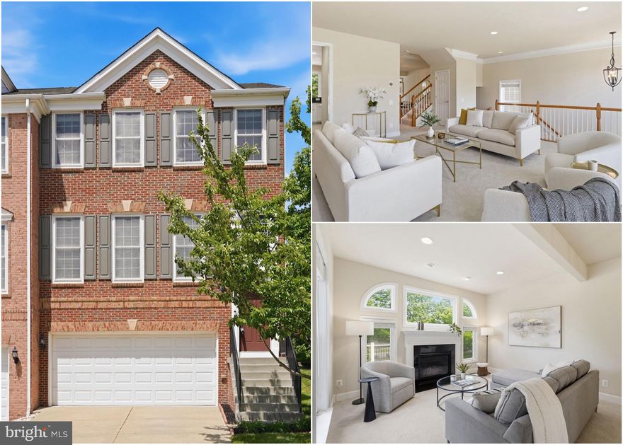 Welcome to a home that truly has it all—where space, style, and everyday comfort come together beautifully. This exceptional end-unit townhome with a rare 3-level extension offers almost 3,000 square feet of thoughtfully designed living space, filled with natural light and elegant finishes throughout.
From the moment you step inside, you’ll feel the difference. The expansive main level invites you to live and entertain effortlessly, featuring a seamless flow between the formal living and dining rooms, a warm and inviting family room with a cozy fireplace, and a bright breakfast area. At the heart of the home is the gourmet kitchen, designed to inspire—complete with granite countertops, a large center island, stainless steel appliances, and freshly painted cabinetry (2026). Whether you're hosting gatherings or enjoying a quiet morning coffee, this space is where memories are made.
Upstairs, retreat to your luxurious primary suite—a private sanctuary featuring a sitting room, a spa-like bath with a soaking tub and jets, dual vanities, and a spacious walk-in closet. Two additional generously sized bedrooms complete the upper level, offering comfort for family or guests.
The fully finished lower level adds incredible versatility, with a spacious recreation area, a fourth bedroom or office with a window, and a full bath—perfect for guests, work-from-home needs, or multigenerational living. Step outside to your composite deck or backyard oasis, ideal for relaxing evenings or weekend entertaining.
This home is truly move-in ready, with major updates already taken care of—new Roof 2018, new  HVAC (2021), new refrigerator (2023), new water heater (2024), new gas range (2025), smoke alarms (2025), new dishwasher (2026), fresh paint and new carpet throughout (2025)—giving you peace of mind for years to come.
Located directly across from a large park and just a 2-minute walk to the Loudoun County bus stop, with easy access to the Metro, Dulles Airport, shopping, dining, and the Dulles Greenway, convenience is at your doorstep. All of this within the highly sought-after Briar Woods High School pyramid.
This is more than just a home—it’s a lifestyle upgrade. Don’t miss the opportunity to make it yours.