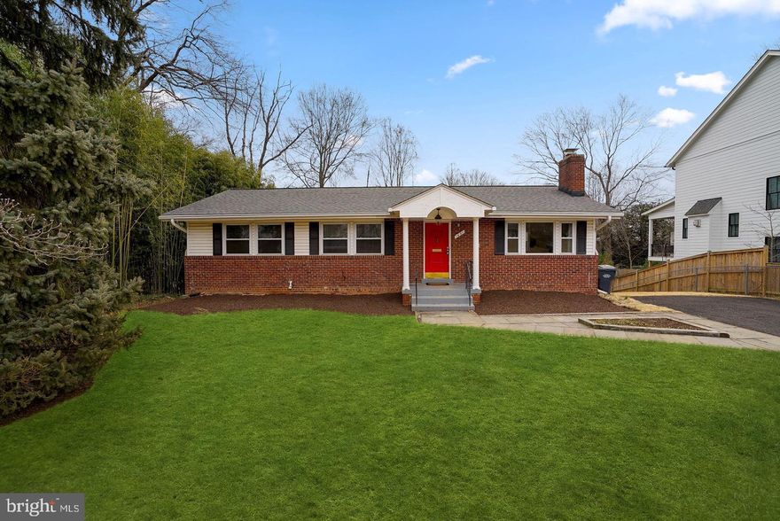 Your wait is over.  Quarter-acre lot in a prime McLean location!  The main level features a spacious living room and dining room with access to the sunroom. The kitchen is centrally located, overlooking the backyard. Freshly painted throughout! Hardwood flooring on most of the main level.  The master bedroom has an attached bath and the other two spacious bedrooms share a hallway bath. Enjoy the sunroom and grill your dinners on the spacious deck. Potential for in-law suite or basement apartment with ground-level entrance and second kitchen. Quick stroll to Lewinsville Park. Enjoy the farmers market, library, community center, schools, parks, gourmet shops, rec club, restaurants, and all McLean has to offer. Conveniently located near Route 123, I495, and the Dulles Toll Road.