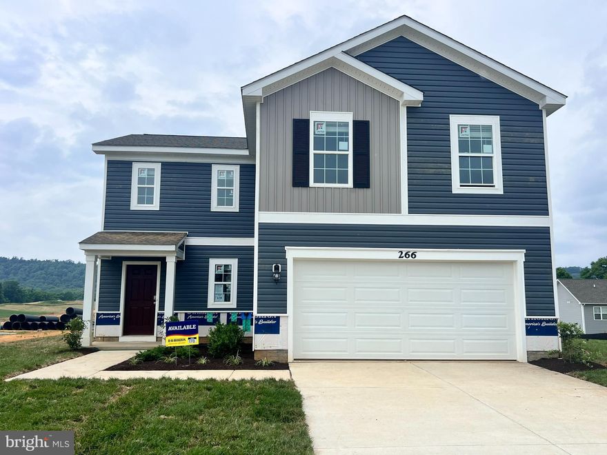 Move in READY!!! IMMEDIATE DELIVERY!!! On a large corner lot!! Discover modern living in this  Deerfield with 4 bedrooms and 2.5 baths. The kitchen features sleek granite countertops and Stainless Steel appliances. The spacious living area and clean finishes offer the perfect blend of style and functionality. Multi cycle dishwasher, disposal, range and microwave with Aristokraft kitchen cabinetry, LED work area kitchen lighting and granite countertops. America's "Smart Home Technology" featuring Quisys IQ HD touchscreen with camera, Wi-Fi video doorbell, Echo Dot speaker with Alexa, Z-Wave programmable thermostat, smart light switch and Keyless Entry front door lock with deadbolt, flat screen prewires with cat-6 outlets in owners suite and living area, and finally a Wi-Fi enabled garage door opener. LVP flooring on main level, laundry and bathroom areas, wall to wall carpeting in bedrooms, and LVP on main level and bathrooms. ceiling fan pre-wires