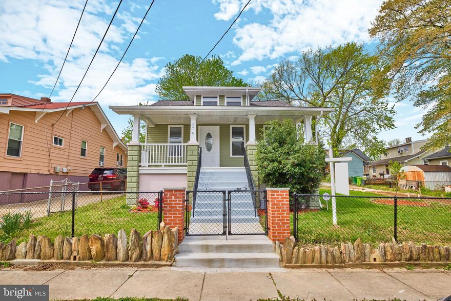 Beautiful and fully renovated move-in ready home located on Brentwood. This fusion of classic and modern Bungalow style property has everything: Excellent location, brand new plumbing, AC, siding, roof, floors, electric work, and lots of space for everybody! Enter into the sunlight-filled living room with an open floor concept with a fully remodeled kitchen and brand-new stainless steel appliances. Two ample bedrooms with two full bathrooms on the main floor. and access to the fully finished and remodeled attic where you can expand and have more bedrooms. Fully finished basement with laundry and utility room, Plenty of storage, and ideal to turn into another bedroom, office, den, or anything you need! Lovely front porch and back deck, perfect to enjoy lazy summer days. Large yard with lots of space, and soon to have a driveway built! Embrace the opportunity to create your own spaces, and enjoy the convenience of living just minutes of DC, close to shopping and dining, primary routes, and lovely parks and rivers for evening walks!
