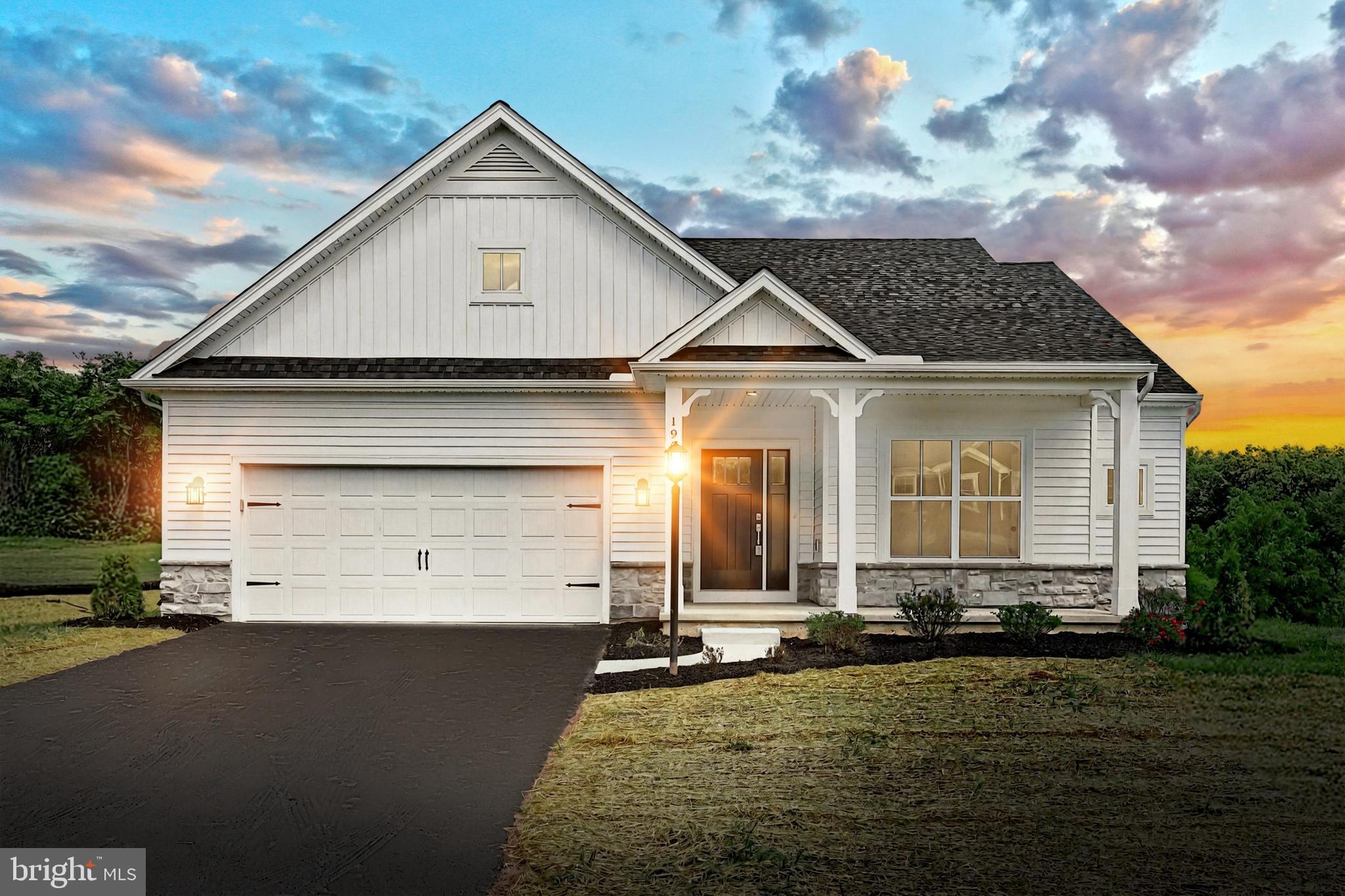 Please note: Property taxes are currently based on land value only. As this is a new construction, the final assessed taxes will be determined by the county after completion and may differ from the current amount shown.
✨ Brand New Build Ranch Home – $79,000+ in Upgrades – Immediate Occupancy! ✨Quality built by Berks Home, the Abbey Model..
Why wait to build when you can move right into this quality-built ranch-style home on a premium lot with over $79,000 in upgrades? This thoughtfully designed home blends style, comfort, and convenience — perfect for today’s lifestyle. Charming Curb Appeal! A sweet covered front porch welcomes you into a spacious foyer, ideal for your favorite entryway furniture to greet guests in style. Bright & Open Living,
The deep, light-filled open floor plan features luxury vinyl plank flooring throughout the main living areas. The great room boasts a tray ceiling, a gas fireplace with a beautiful mantle, and abundant recessed lighting. Adjacent is the sunroom with a cathedral ceiling and a wall of windows for soaking in natural light.
The heart of the home is the kitchen with soft-close cabinets, quartz countertops, pull-out shelving, a Lazy Susan, and a generous island with pendant lighting. A spacious pantry, brand-new appliances, and a seamless flow to the dining room make entertaining easy. The oversized primary bedroom includes a huge walk-in closet and a spa-like en suite with double sinks and a walk-in shower. The convenient laundry room is located just steps away. Additional Bedrooms & Flex Space Two additional bedrooms are spacious and bright, with a full bath in between. The front bedroom — with its walk-in closet — could also be used as a home office or den. Extra Features You’ll Love: Plush carpet in bedrooms, Spacious 2-car garage with opener and utility sink, Sliding glass door off the sunroom ready for your deck or patio, Lower level ready for finishing, wrapped and ready to finish, Driveway parking for 4+ cars, Sidewalk community, Immediate Possession – No Waiting! While nearby homes are still under construction, this one is move-in ready today. This is a rare opportunity to own a brand-new, tastefully finished home without the typical construction delays.
📞 Call now to schedule your private tour and see why this home is perfect for you!
The Builder warranty is transferable
Berks home warranty, at a high level, covers site work and grading, concrete and foundation, masonry, floors and walls, cabinets and countertops, carpentry, thermal and moisture protection, doors, and windows, finishes, Lever, fence, and fireplaces, mechanical systems, and electrical systems. Your two covers plumbing supply system, plumbing, waste system, electrical system, ductwork, years three through 10 covers the major structural elements of the house, arches and columns, floor systems, foundation, headers, roof, framing, structural beams, and gutters, load-bearing walls, and Partitions.