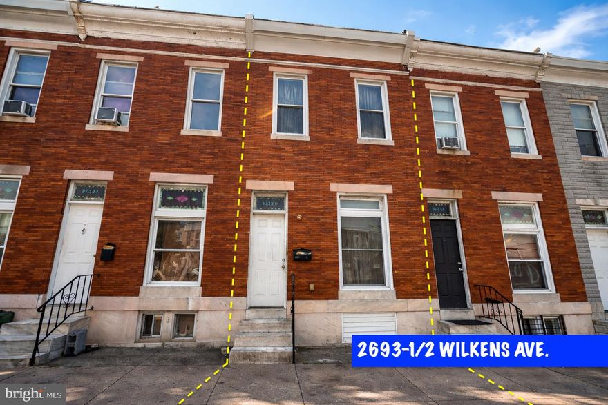 𝐖𝐞𝐥𝐜𝐨𝐦𝐞 𝐭𝐨 𝟐𝟔𝟗𝟑½ 𝐖𝐢𝐥𝐤𝐞𝐧𝐬 𝐀𝐯𝐞.., a unique opportunity in the heart of Baltimore offering flexibility, value, and strong upside potential. This property is ideal for investors or owner-occupants looking to capitalize on a well-located asset with easy access to major commuter routes, downtown Baltimore, and surrounding neighborhoods. Featuring a functional layout and solid structure, the home is ready for your vision—whether you’re looking to renovate, hold as a rental, or add to your portfolio. Conveniently situated near shopping, dining, public transportation, and major employers, this property delivers both location and long-term potential. A rare find with strong investment appeal—schedule your showing today and explore the possibilities. The property is sold “AS-IS, WHERE-IS.”