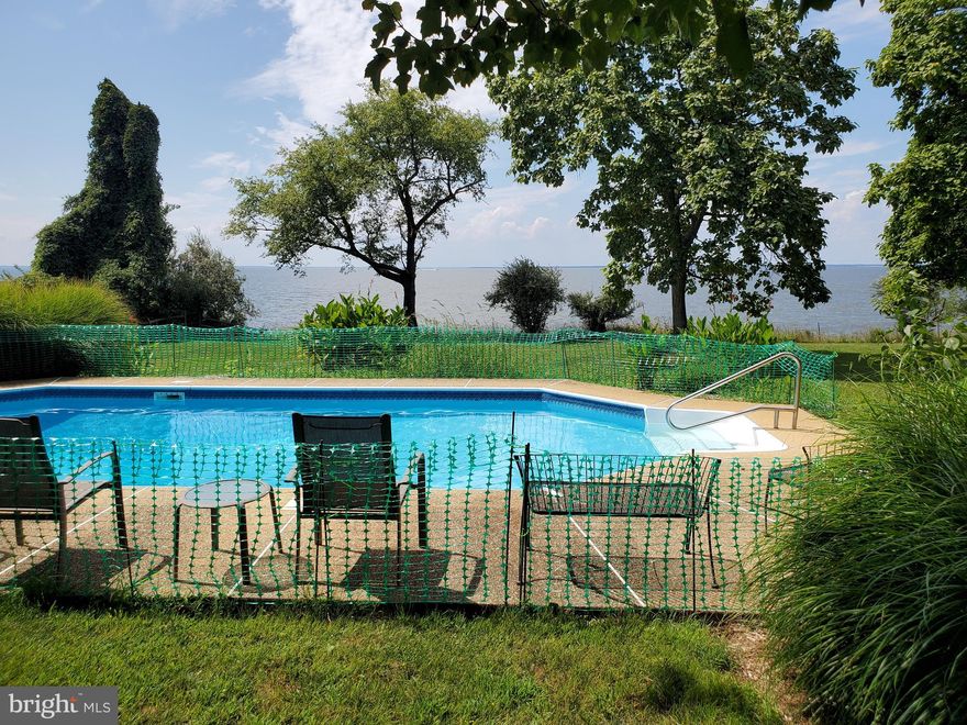 Remarkable home with expansive views of the Bay. Year round retreat. Relax in the inground pool and watch the activity on the Bay. Terrific 24/7 sunsets, rip rap shoreline. Plenty of room for outdoor activities. Large garage for vehicles and water toys. Convenient to Chestertown and Rock Hall and all points North and South