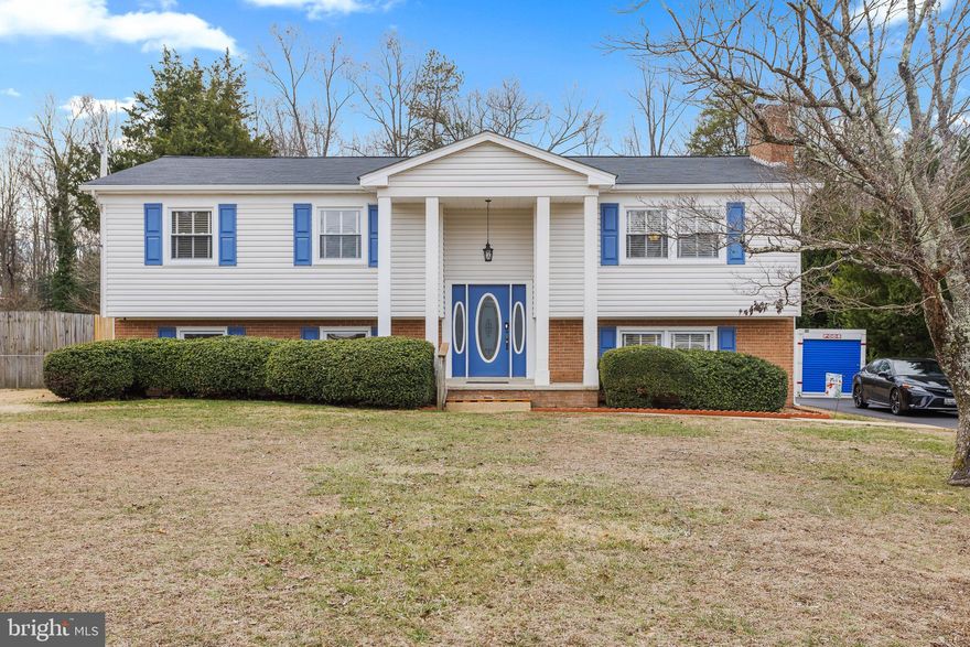 Back ON MARKET  pending release hurry this won't last long.  Immaculate and lovingly kept,  4 bedroom, 2.5 bath split foyer with addition added of 800 sq ft.  The bath has separate tub,  shower and walk-in closet in primary bedroom.  Plenty of storage throughout the home.  Warm yourself with the cozy fireplaces 1 up and 1 down, perfect on a snowy or cold day.  Carpet replaced 2/25 in downstairs bedroom or office.   Sits on .89 acre,  plenty of yard to play  and listen to the birds, enjoy the beauty, serenity and quiet.   Upper level hardwood floors, large kitchen and dining room combo, sit on back patio and enjoy the wildlife.   The perfect combination of style, charm and space.  Convenient to 301 in White Plains, Nice Bridge and  DC all the amenities of living in the country with the accessibility of downtown.  Shopping, restaurants all close by.  Schedule your showing today you certainly don't want to miss this!