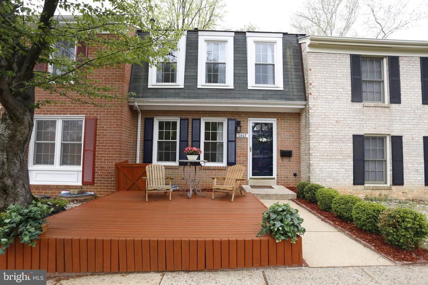 This beautifully designed Oriole model townhouse with 4 Bedroom, 3 Full Bathroom, 1 half bathroom, an open living area, breakfast area and a formal dining room is available for you to rent from June 1st. Major updates to the home including appliances & utilities have been done just two years ago. There is one assigned parking and plenty of unassigned and street parking available.  Enjoy the kitchen which has new appliances and two pantries.  You will fall in love with two outdoor hangout spaces, a very beautiful deck, and a patio, The patio comes with a shed for your bikes, scooter and tools. 
THE NEIGHBORHOOD!!! Sought after DEEPWOOD, In the lap of many beautiful trails, a peaceful and pet friendly neighborhood.
 LOCATION!!LOCATION!! LOCATION!!! Walking distance to Hunters Woods Plaza, Safeway, and assortment of dining places. Minutes from Reston Town Center, Dulles Airport and Dulles Toll Road.