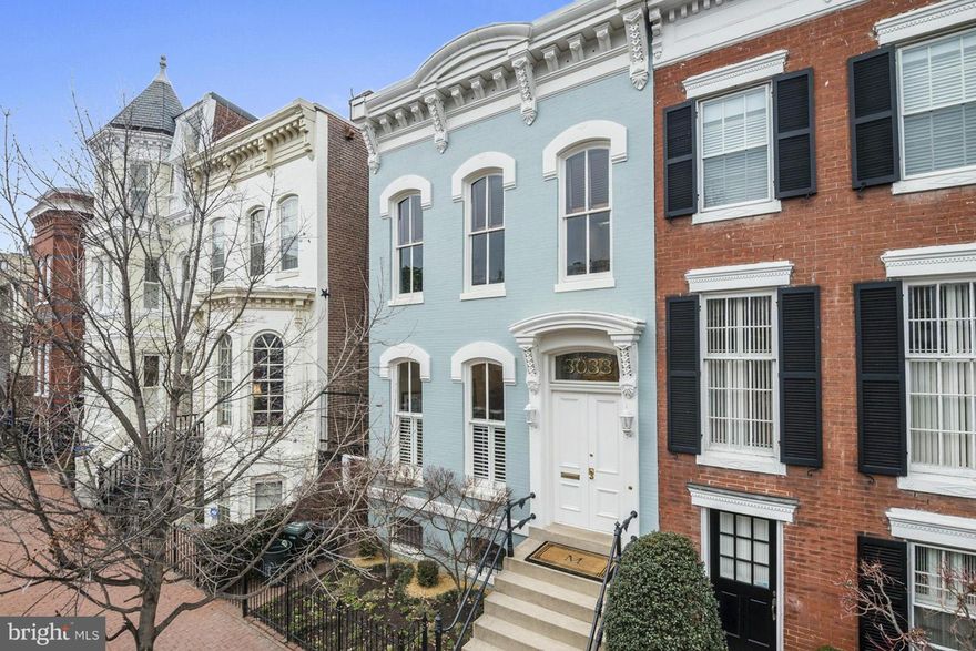 Located on one of the East Village's premiere streets, this handsome 4/5BR semi-detached TH features generously-proportioned rooms appointed with fine architectural details.  Main level offers an entry hall, double parlor LR with 11'+ ceiling, formal DR, reception area, garden room, powder room, + renovated gourmet kitchen opening to rear deck and garden. Large MBR suite, finished LL.