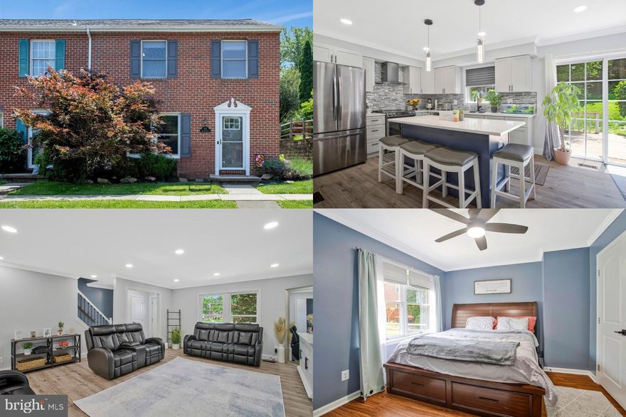 Welcome to this charming and spacious end-unit townhome, just minutes from the heart of downtown Bel
Air! From the moment you enter, you'll love the inviting family room with gleaming wood floors and a cozy
fireplace—perfect for relaxing or entertaining. The bright eat-in kitchen features beautifully updated quartz countertops and picturesque views of the backyard. Step outside to your private deck with a retractable awning, offering the perfect space to unwind or host summer gatherings. Enjoy the added privacy and outdoor space of the side yard, exclusive to this end unit. Upstairs, the spacious primary suite offers a walk-in closet, built-in vanity, and an en-suite bathroom, while two additional bedrooms and a full bathroom with soaking tub provide plenty of room for family or guests. The finished basement expands your living space with a bonus room, home office, and ample storage. With two assigned parking spots and access to community amenities, this beautifully maintained home offers the comfort, space, and location you've been waiting for!