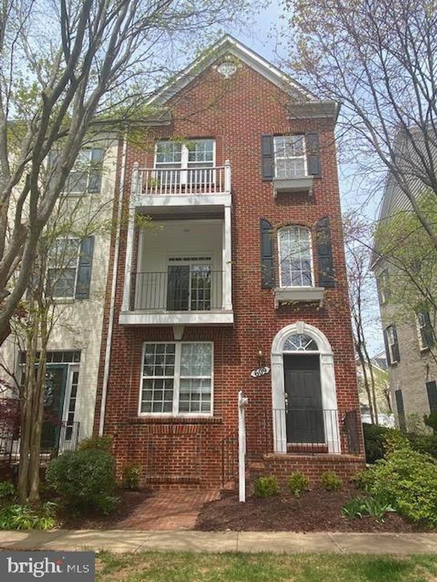 Stunning 3-bedroom, 2 full and 2 half bath, 2-car garage brick  end-unit townhome directly across from the swimming pool and across the street from the King Farm shopping center with Safeway, many stores and restaurants! This spectacular residence features include coffered ceilings in  living and dining rooms; gas fireplace, huge master bedroom suite with spacious large bathroom sporting separate shower and garden tub; gorgeous hardwood floors throughout except in huge bedrooms (brand new carpet); gourmet eat-in kitchen with gas stove, extra large new refrigerator with icemaker, granite counters, pantry; multiple decks, 9+ foot ceilings and pool view. Pets allowed with $500 refundable security deposit per pet (breed restrictions apply for dogs). Close to Shady Grove Metro. Tenant pays for all utilities and WiFi/internet. Property available as of April 19, 2025. Minimum lease term 2 years; maximum lease term 5 years