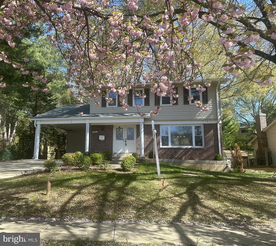 Located in the heart of Rockville, adjacent to Montgomery College, with open space in front of the house and near Rockville Town Square. Stunning " one-of a-kind home is a 3-story residence featuring 5 bedrooms, 3.5 bathrooms, a spacious family room with a fireplace, a living room, and a dining room. It includes marble floors on the main floor and basement, hardwood floors on the second floor, and bathrooms with elegant marble tiles.