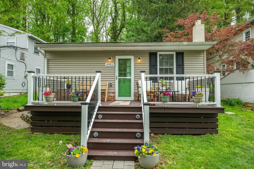 Welcome home to this charming bungalow in Bensalem, located right near the Neshaminy Creek for peace & privacy (but NOT in a flood zone!). From the moment you arrive, you’ll appreciate the inviting curb appeal and submersion into nature. Follow the private paver walkway to the welcoming and recently updated front deck—an ideal spot to enjoy your morning coffee or unwind at the end of the day. Inside, pride of ownership is evident throughout, with thoughtful upgrades, engineered hardwoord flooring and a neutral color palette that creates a warm, move-in ready atmosphere. The entryway offers a convenient coat closet and opens into a bright, spacious living room featuring high ceilings, a ceiling fan, and a cozy wood-burning stove—perfect for comfortable everyday living. The modern kitchen is designed with both style and functionality in mind, showcasing granite countertops, a butcher block island, stainless steel appliances - including NEW refrigerator and NEW dishwasher, a pantry closet for ample storage and direct access to the backyard patio - perfect for indoor-outdoor entertainment! The main level includes two spacious bedrooms filled with natural light, along with an full hall bathroom completely updated with a floor-to-ceiling tiled tub/shower combo. A versatile loft space provides additional flexibility—ideal for a play area, creative retreat or added storage. The full basement offers even more space for storage and potential for future use. Step outside to your private backyard oasis, surrounded by mature trees for added privacy. Enjoy gatherings on the patio, evenings around the dedicated fire pit area, and the convenience of a storage shed for all your outdoor essentials. Ideal for both homeowners and investors, this versatile property offers potential for short-term rental use (such as Airbnb), presenting an excellent opportunity for added income and long-term value. This home also features a new gravel driveway for ample off street parking and a NEW sump pump! Ideally located close to the Neshaminy Mall and a variety of restaurants and shopping yet near the Neshaminy Falls Station offering direct service to Center City and Route 1 and the PA Turnpike for easy commuting!  Did we mention the LOW TAXES (only $1400 a year!!!).    Don’t miss your opportunity to see this beautiful home today!