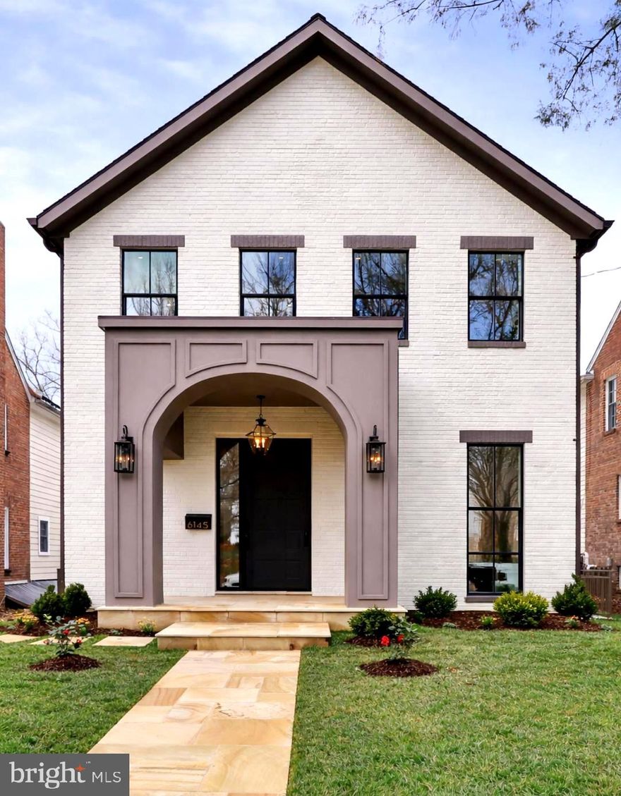 Estimated Spring 2026 delivery. Introducing a striking new luxurious brick-faced four-level residence in the coveted, tree-lined enclave of Barnaby Woods, where timeless architecture meets elevated modern living. Thoughtfully designed and impeccably executed, this six-bedroom, five-and-a-half-bath home offers approximately 5,500 square feet of sophisticated living space with curated finishes, exceptional flow, and flexible functionality for today’s lifestyles. The main level unfolds with a gracious sitting room, formal dining room, spacious mudroom and a beautifully appointed butler’s pantry with generous storage, creating a seamless balance of elegance and everyday practicality. At the heart of the home, the chef’s kitchen is outfitted with a full suite of premium Jenn Air appliances, custom cabinetry, and refined stone surfaces, all opening to a warm and inviting family room anchored by a gas fireplace. Large glass doors lead to a spacious rear deck with a custom pergola, extending living and entertaining outdoors year-round.
Upstairs, the second level features two bedrooms with en-suite baths, a sunlit seated atrium, and a stunning primary suite retreat with vaulted ceilings, dual walk-in closets, private balcony, and spa-inspired bath complete with soaking tub, zero-entry dual-headed shower, and heated floors. A large bright laundry room with whimsical floor tile is an added delight. The top level with vaulted ceilings and proportionally tall windows adds another layer of versatility and chic sophistication with a guest suite, serene full bath, wet bar, and recreation lounge, ideal for guests, media, work, or creative endeavors.

The lower level, fully permitted as an Accessory Dwelling Unit (ADU), offers two additional bedrooms, a full bath, complete kitchen, laundry, and private exterior access, perfect for extended family, au pair, income potential, or multigenerational living.

This residence is designed for comfort and performance with dual Carrier mechanical systems, a tankless Rinnai water heater, independent climate control by level, integrated sound wiring, and quality Jeld Wen windows. Brizo and Delta plumbing fixtures are featured throughout, reinforcing both quality and design continuity. A secure one-car garage plus two-car parking pad provides off-street parking. Meticulously curated interior selections, from statement lighting and warm metallic accents to layered tile and custom cabinetry details, reflect Grit + Gable’s signature and unwavering commitment to craftsmanship, livable luxury, and enduring style.
