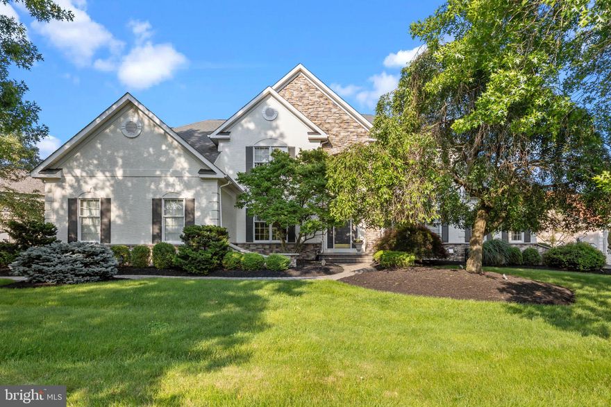 ***OPEN HOUSE CANCELLED SAT AND SUN, June 14th and June 15th, Sale is Pending**Nestled on over a half-acre corner lot in the highly sought-after Northampton Hunt Community and within the Award-Winning Council Rock School District, sits the pristine Colonial home at 116 Addis Drive. This exceptional home offers the perfect blend of space, elegance, and comfort; boasting impressive curb appeal, a custom hardscape walkway, and lush professional landscaping, the property sets a distinguished tone from the moment you arrive. Step inside and be greeted by gleaming hardwood floors, soaring ceilings, and an elegant curved staircase that anchors the grand foyer. To your left, a stately home office with recessed lighting, a serene space for work or study, with views of the beautifully manicured front yard. Beyond the office lies the formal living room, adorned with crown molding, picture frame wainscoting, and oversized windows that flood the room with natural light. Adjacent is a slightly sunken atrium-style bonus room, an expansive and airy retreat enhanced by vaulted ceilings, recessed lighting, and walls of windows that bring the outdoors in. The heart of the home is the spectacular two-story family room, where comfort and sophistication meet. Anchored by a stately gas fireplace, the room features tall ceilings, rich trim details, and a dramatic wall of windows overlooking the private backyard. French doors lead to your outdoor oasis, and a secondary staircase provides access to the upper level. Off the family room, you'll find a versatile media room recessed lights, ideal for movie nights, a playroom, or a secondary home office. The eat-in chef’s kitchen is a dream come true, thoughtfully updated with solid wood cabinetry, granite countertops, a coordinated tile backsplash, newer stainless-steel appliances, and a massive center island—perfect for meal prep or casual dining. A spacious built-in pantry provides abundant storage, and the sunlit breakfast area seamlessly connects to the family room and outdoor patio. For formal entertaining, the adjacent dining room dazzles with elegant molding, tasteful wallpaper, and timeless charm. A powder room and a conveniently located laundry room complete the well-designed main level. Upstairs, you'll find four generously sized bedrooms. The luxurious primary suite is a true retreat, featuring a tray ceiling with recessed lighting, two oversized walk-in closets, and an elegant en suite bathroom
with dual vanities, a soaking tub, a stall shower, and a linen closet. The second bedroom, affectionately known as the "princess suite," features its own private bathroom with a stall shower and vanity. Bedrooms three and four share a Jack and Jill bathroom with a double vanity and a tub/shower combo, perfect for guests. The partially finished basement offers incredible versatility, with defined spaces for a game room, media area, home gym, additional storage, and a full bathroom with a stall shower. A walk-up egress provides direct access to the expansive backyard. Outside, your private backyard oasis awaits. The paver patio is perfect for dining al fresco, entertaining guests, or simply relaxing with peaceful views of open space. The sprawling lawn offers plenty of room for outdoor activities or future enhancements such as a pool! Additional highlights include a three-car attached garage with an EV charging station built-in and a prime location close to the shopping, dining, and conveniences of Richboro, with easy access to Newtown, Doylestown, and the I-95 corridor, connecting you to Philadelphia, the Shore, and NYC. This meticulously maintained and beautifully upgraded home is the complete package—a must-see for any buyer seeking luxury, space, and an exceptional location. Don’t miss out on this one!  Contact me for a private showing today!