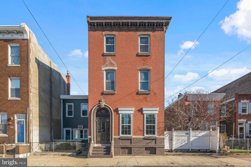 Endless possibilities for this street to street property in Fishtown! This 36 foot by 160 foot parcel in this rapidly developing location offers multiple creative opportunities to the new owner. Stretching across almost 6,000 square feet of land sits a 10 bedroom house with unbelievable character and size  throughout:, an inground pool and two story 2-car garage with entrance off of Firth Street. Fishtown was recently featured in Forbes magazine as one of the hottest zip codes in America and the property is situated less than two blocks from Frankford Ave shopping, restaurants and major public transportation routes. This property leaves a ton of potential for someone looking for a large, unique home, or developer looking to build new homes. This is an estate sale and the property is being sold in  As-Is  condition.