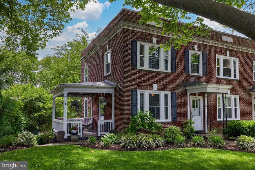 Brick West Reading End Unit with Outdoor Spaces      
Nestled on a quiet, tree-lined street steps from the hospital, park system, and vibrant Penn Ave. amenities, this semi-detached brick townhome combines classic charm with thoughtful updates and multiple outdoor spaces. 
A welcoming brick façade with a covered front porch, replacement windows, and thoughtful landscaping boasts awesome curb appeal, while a newer HVAC brings added comfort and peace of mind throughout. 
Inside you’re immediately greeted by the inviting living room where tall ceilings, a large front window, and stylish paneled accent wall enhance the space. Hardwood flooring flows into the dining room with a big rear window that brings the outdoors in. 
The updated kitchen features tile flooring, countertops, and backsplash, as well as stainless steel appliances, generous cabinetry, a pantry, and direct access to the back deck. 
Upstairs, you’ll find three comfortable bedrooms, each with large windows and soft carpeting, as well as a full hall bath with tiled floor, oversized vanity, and tub/shower. 
A spacious, walk-out lower level offers laundry, abundant storage, and potential for future finishing. 
The sizable, fenced-in yard and mature trees provide a nice sense of privacy to the lovely, covered side porch, lower covered patio, and raised deck, giving your multiple options to enjoy morning coffee or relaxing evenings outside.