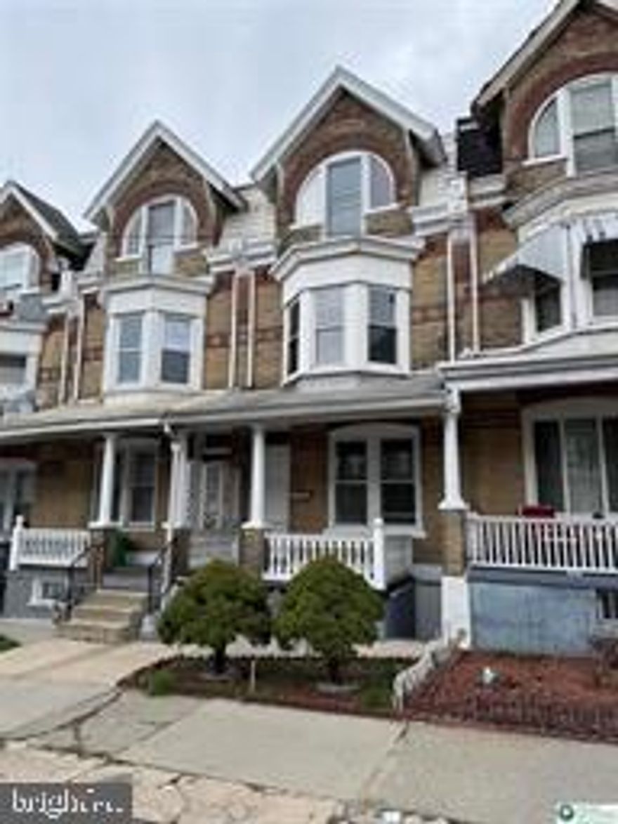 Solid Investment! Move into this 5 bedroom 2 and a half bath home or add to your rental portfolio! Clear CO from the city of Allentown! Well maintained and very clean! Covered front porch provides added space to enjoy the seasons throughout the year! Cozy family room and dining room with large picture window and high ceilings! Eat in kitchen offers modern oak cabinetry, Gas cooking and bakers nook or pantry! Convenient first floor full bath with soaking tub/shower! Second floor boasts a large master bedroom with unique windows for plenty of light! Second bedroom offers ample closet space! Third bedroom boasts an additional flex space or room for a dressing area or work space! Third floor features two more additional bedrooms! Full basement with bathroom, gas furnace and hot water heater! Fenced in yard!