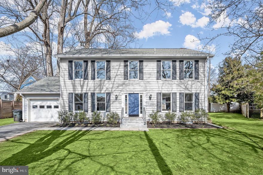 Top to bottom refresh and renovation with whole house painting, hardwood floors sanded, stained and refinished.  Bathrooms refreshed and renovated.  Basement and other improvements throughout.

Classic colonial located on a quiet cul-de-sac.  Main level features a "figure 8" floor plan with center hall and circular flow from foyer with half-bath, to eat-in kitchen with adjacent family room along the back and living room and dining room.  Hardwood floor throughout. One-car garage with automatic door and convenient entry into kitchen.  Sliding door exit off breakfast area to patio at rear.

Upper floor features a total of four bedrooms (good size) with a laundry closet off hall.  Renovated hall bath with new tile, primary suite with walk-in closet, renovated primary bath with new tile, two sinks, shower, and soaking tub.  Hardwood floor throughout.

Lower level is finished with new flooring and lots of future options for bedroom(s), home office, and rough-in full bath.  Exterior exit to backyard.

Exterior: Located on a quiet cul-de-sac in the Whitman/Pyle/Wood Acres school cluster.  Large side yard.