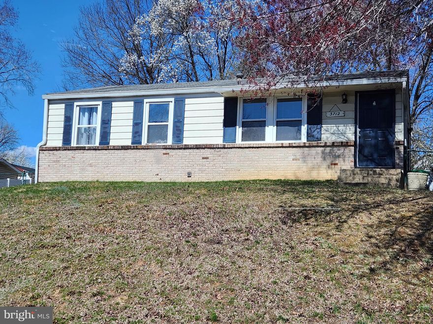 More photos coming soon.  Rambler with basement!  Large corner lot in a great commuter location.   Convenient to shopping and schools but still away from the congestion.  Property is being sold strictly AS IS.  Cash or conventional financing.