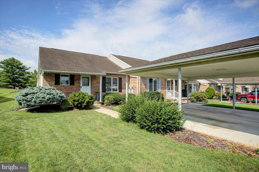 Charming End-Unit Townhouse with One-Level Living!
Enjoy the comfort and convenience of single-level living in this beautifully maintained end-unit townhouse. Freshly painted throughout, this home features 2 spacious bedrooms, 1 full bathroom, and a convenient half bath. The bright and airy layout includes central air conditioning!
Step outside to a generous backyard that opens to serene open space.  A private patio offers a great spot for outdoor enjoyment! Additional highlights include a covered carport for easy parking and extra protection from the weather. Don’t miss your chance to make it yours!