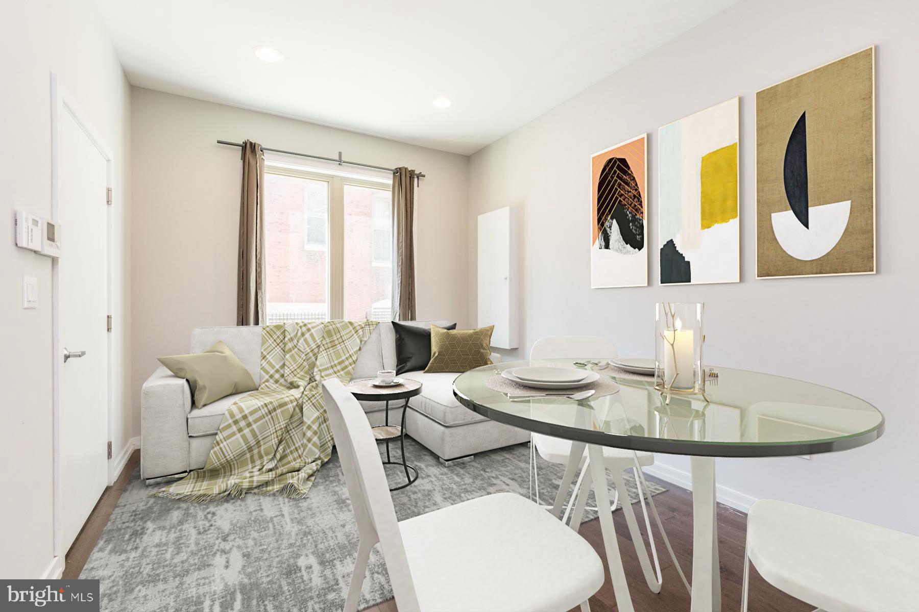 Available Early June:
Welcome to 1815 Ranstead St #1! This is a gorgeous, bi-level 3 bedroom, 3 bathroom apartment featuring keyless access, hardwood floors, high ceilings, recessed lighting, in-unit laundry, private patio, and a shared rooftop deck! Enter into the common area with a large window at the front for natural light and a straight-back floor plan. There is great space for separate living room and dining room set ups, and the kitchen at the back is separated by counter seating. Additional kitchen features include tons of white shaker cabinets for storage, lovely tile backsplash, great prep space, and a full lineup of stainless steel appliances including dishwasher, built-in microwave, and an electric range. Your first bedroom is on this level behind the kitchen and offers a closet, sliding glass door access to your small private patio, and a full ensuite bathroom equipped with a medicine cabinet, floating vanity, and stunning tiled shower stall with glass doors and rain shower head. Continue downstairs to view 2 more bedrooms, each with it's own full bathroom and great closet space. There is a washer/dryer in-unit and central a/c to keep you comfortable year-round. Meet your neighbors on the shared rooftop deck with stunning city views - schedule your showing today!
Lease Terms:
Generally, 1st month, 12th month, and 1 month security deposit due at, or prior to, lease signing. Other terms may be required by Landlord. $55 application fee per applicant. Pets are conditional on owner's approval and may require an additional fee, if accepted. (Generally, $500/dog and $250/cat). Tenants responsible for: electricity, cable/internet, and a $75/month flat water fee. Landlord Requirements: Applicants to make 3x the monthly rent in verifiable net income, credit history to be considered (i.e. no active collections), no evictions within the past 4 years, and must have a verifiable rental history with on-time rental payments. Exceptions to this criteria may exist under the law and will be considered.
