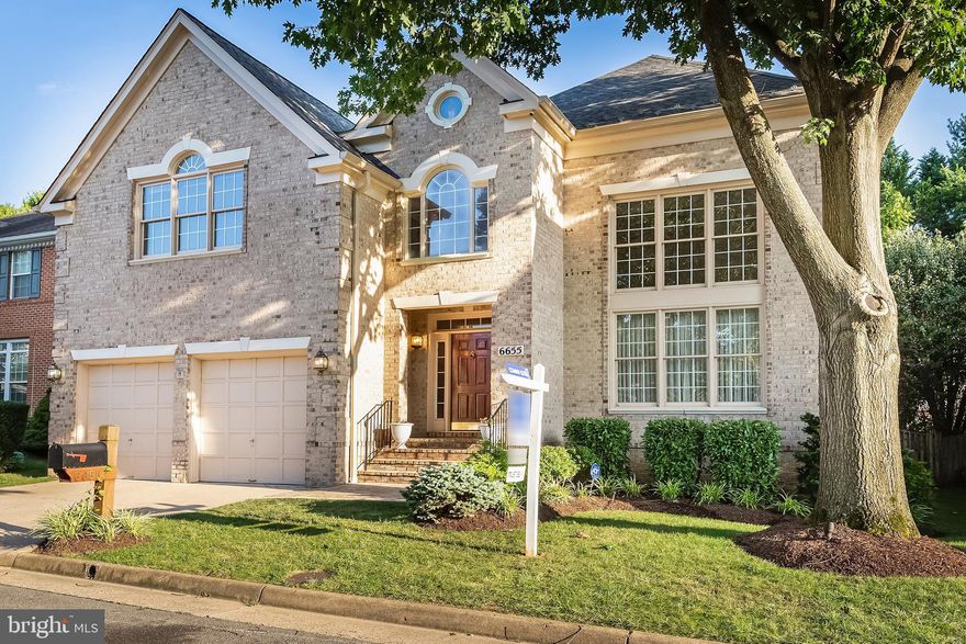 ALL BRICK BEAUTY!!  They don't make them like this anymore. This stunning home has it all. Built by D.R. Horton this expanded Windsor model is elegant and spacious. The home is situated on a private cul-de-sac and is in the McLean HS pyramid.  And there is a path to Longfellow Middle School.  A dramatic 2 story entry foyer  opens to oversized living and dining room areas with gleaming hardwood floors. The main level has extensive triple crown molding thru out and an office/den with French doors. This bright open home has a fabulous gourmet kitchen with granite countertops and newer stainless steel appliances.  The kitchen has a center island with lots of cabinets, butler's pantry and a built-in desk area.  It flows into  an oversized family room with cozy gas fireplace. It also has a wet bar and butler's pantry to make get togethers easy. A large deck with mature landscaping completes the main level of this exceptional property.  Upstairs is a dynamite master bedroom with jetted tub and updated  and oversized designer tiled shower.  The upper level has 4 oversized bedrooms with 3 full bathrooms and laundry room for your convenience. The lower level boasts 1 large bedroom with full bathroom and fitness room with a large area for games or pool table and another gas fireplace. IDEAL LOCATION!!  Close to 2 metros, Tysons Corner and GW Parkway. McLean shops and restaurants are nearby.  Minutes away from all those attractions that DC has to offer.  Come and see for yourself! This property won't be on the market for long!

Updates in 2017 include garage door, refrigerator and dryer. In 2018 roof replaced, microwave,  sump 
pump, dishwasher and HVAC systems. Home has hardware security system. In 2020 new oversized gutters, soffits with lead guards, deck extension, above ground irrigation system, and Speed Queen washer replaced. In 2021 installed ultraviolet air cleaners.  2020 Wolf stove.