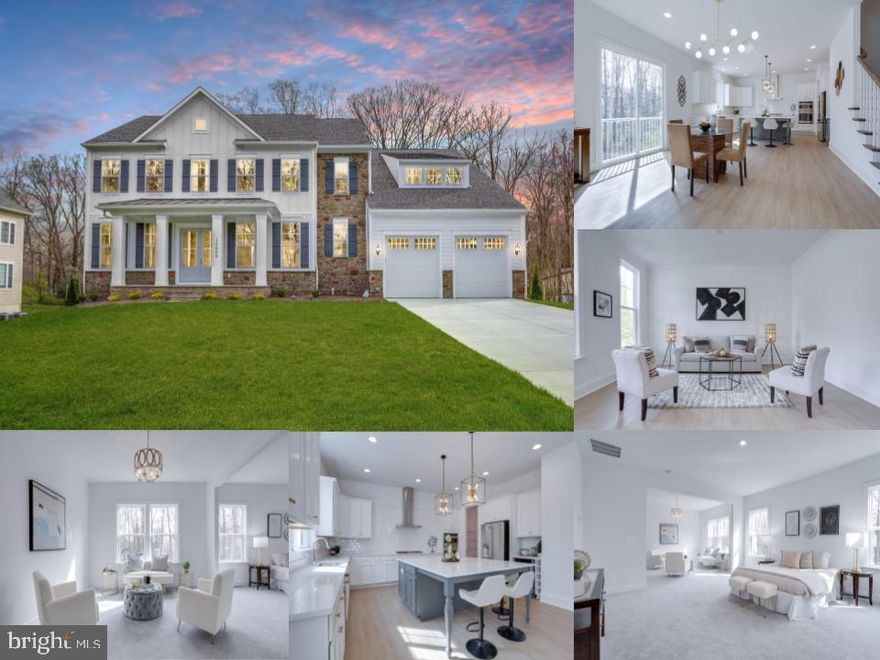 IMMEDIATE DELIVERY.  Stanley Martin Quality Built New Construction with nearly 7,000 square feet.   Located just off Jermantown rd near Oak Marr Recreation Center and Flint Hill School. Quality, Value, and Location! Luxury living on a huge .72 acre homesite! Conveniently located with easy access to major commuting routes such as 29, 50, and 66.  Within less than 12 minutes of Vienna Metro and the town of Vienna.  We are proud to present the Landon Model.  Designer Options and Upgrades including upgraded wide plank hardwood throughout the main level, and contemporary trim package, white glazed cabinets in the kitchen and owner’s bathroom, sleek white quartz countertops in the kitchen and owner’s Bathroom, upgraded designer tile in all bathrooms, designer light fixtures and much more! Upgraded package of structural items as follows: 2 car garage, morning room, main level guest suite with full bathroom. Craftsman style upgraded stairs, bedroom level laundry area, tub in Owner’s bathroom and finished basement including recreation Room, media Room, bedroom and full bathroom.  Deluxe kitchen features a stainless steel appliance package with a 5 burner cooktop and an enormous island with gracious seating and extra storage. All soft close cabinets and drawers and quartz countertops provide a sleek and elegant feel. Designed with the family in mind, the Great Room includes a gas fireplace as well as an impressive ceiling height. The Mud Room provides ample space for your kids shoes, backpacks, sports equipment, etc. Working from home is easy and enjoyable whether you use the main level guest suite, bedroom or exercise room in the basement or a secondary bedroom on the upper level.  Unique open space on upper level to gather the family before bed time.  The basement features a huge finished Rec Room, Media Room, Bedroom and full Bathroom.