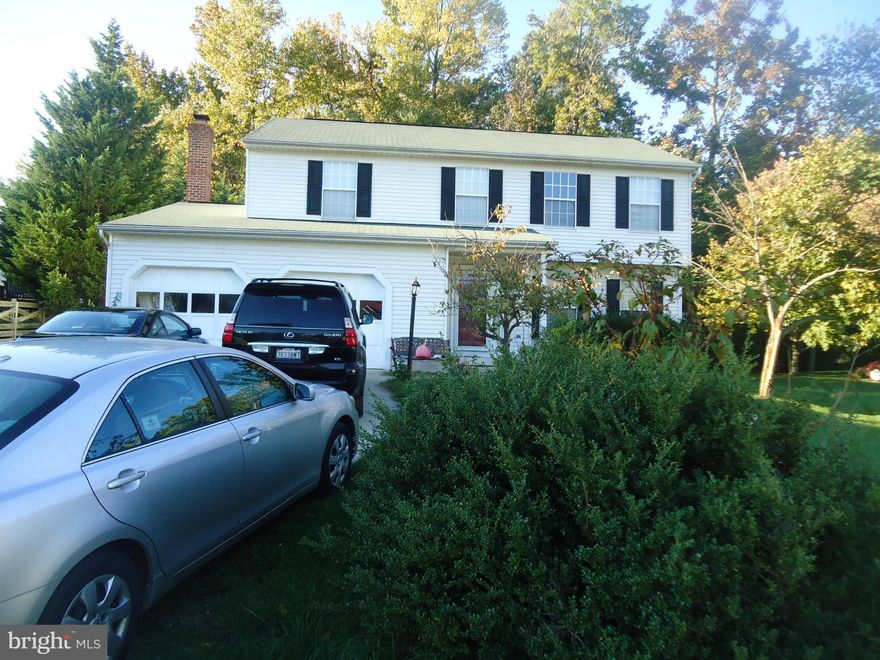 Do not miss the opportunity of this gorgeous home with 2 garage on a cul-de-sac in a desired Howard side of Laurel.  Lot with deck facing woods, Family room with custom built shelves and fireplace. furnished basement with window and rear entrance, close to new Laurel community park . . Easy access to Baltimore and Washington.