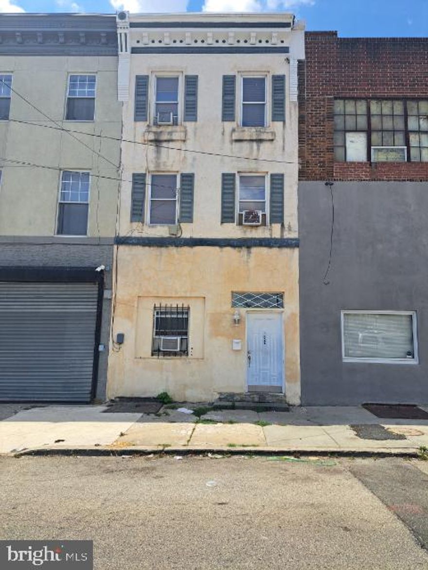 Row Home property, 3 story, yes broken up into units 2 single room units and 4 one bedroom units. Property needs rehabing to be truly functional and profitable. The structure is there just needs tuning up. The area is extremely HOT and only going up higher.